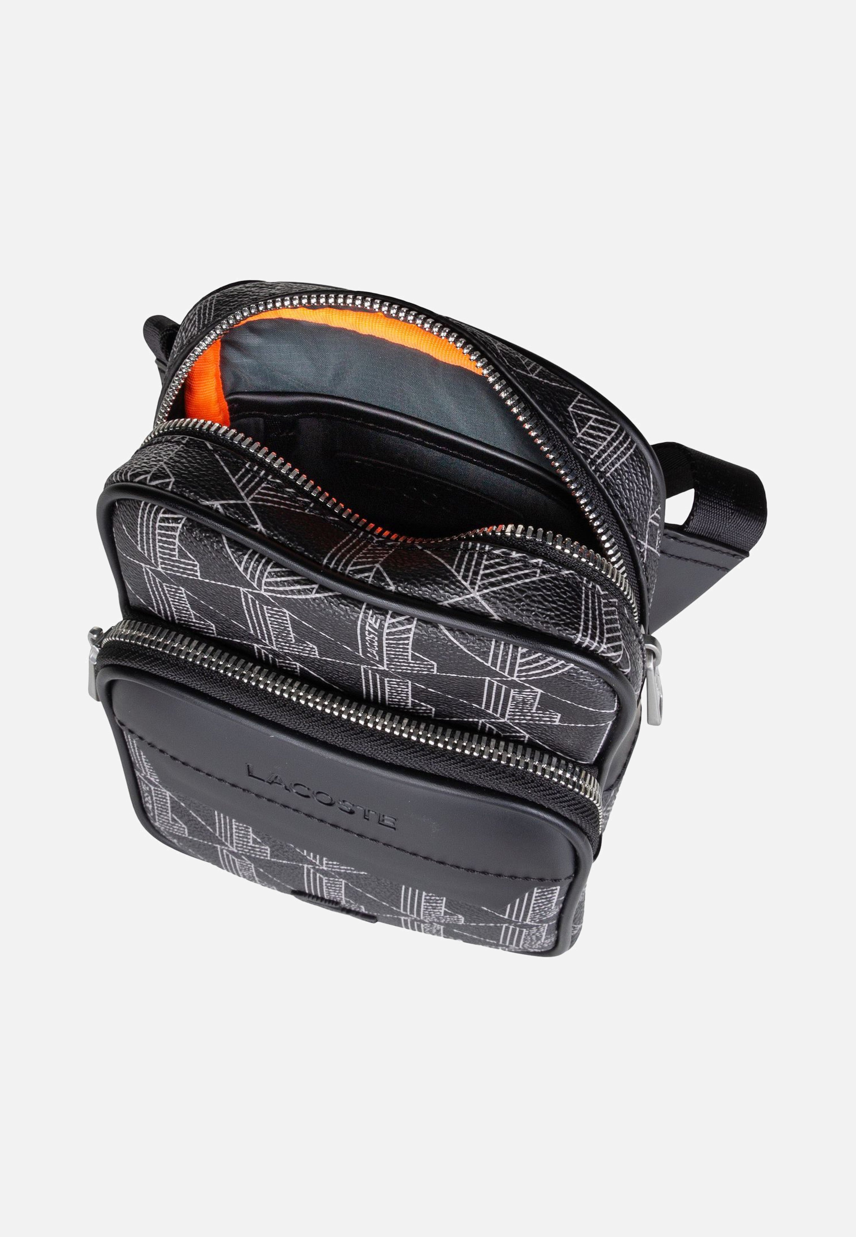 Lacoste - The Blend Small NH4409LX Monogramm Noir Gris - Shoulder Bag | Men-Image