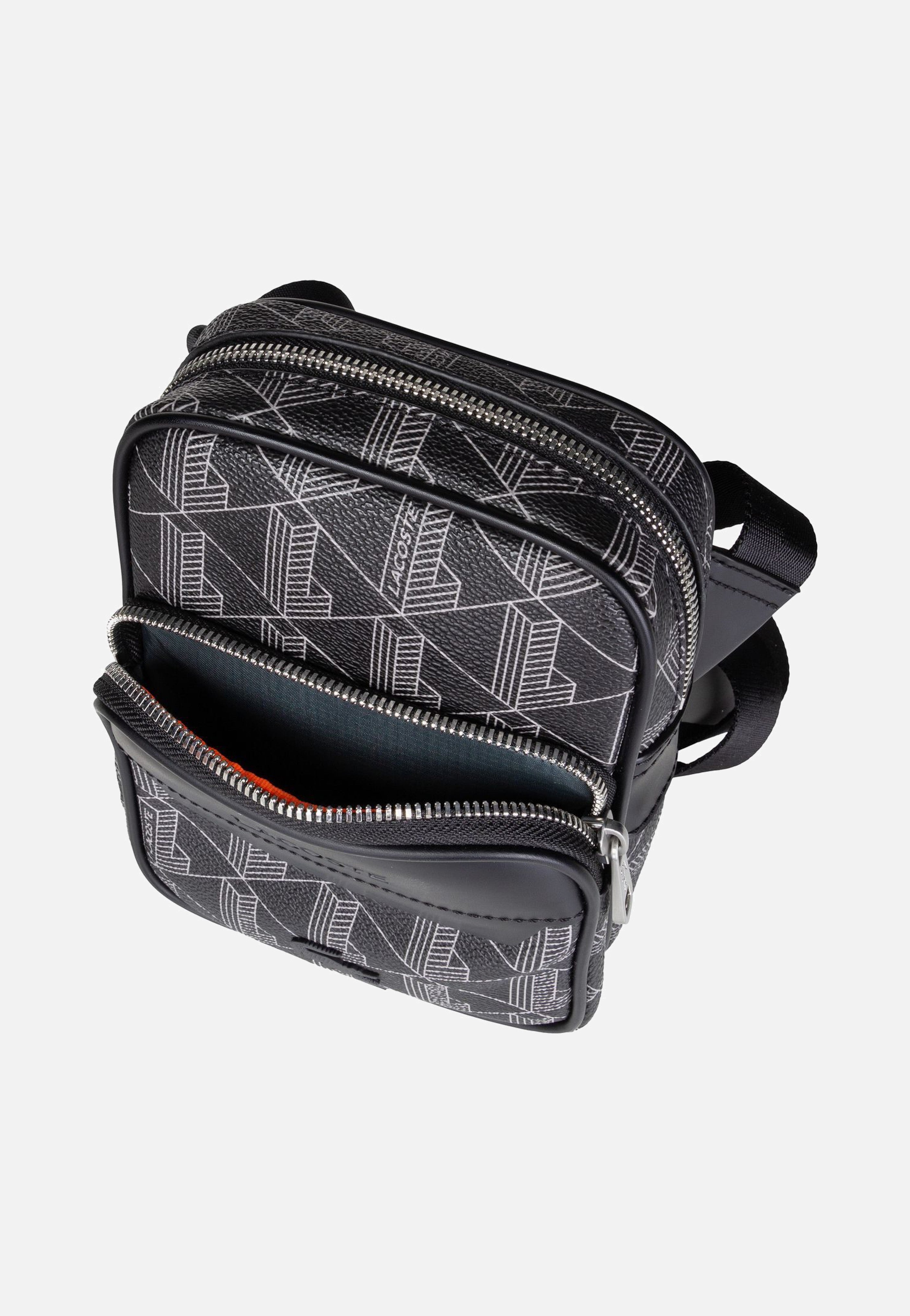 Lacoste - The Blend Small NH4409LX Monogramm Noir Gris - Shoulder Bag | Men-Image