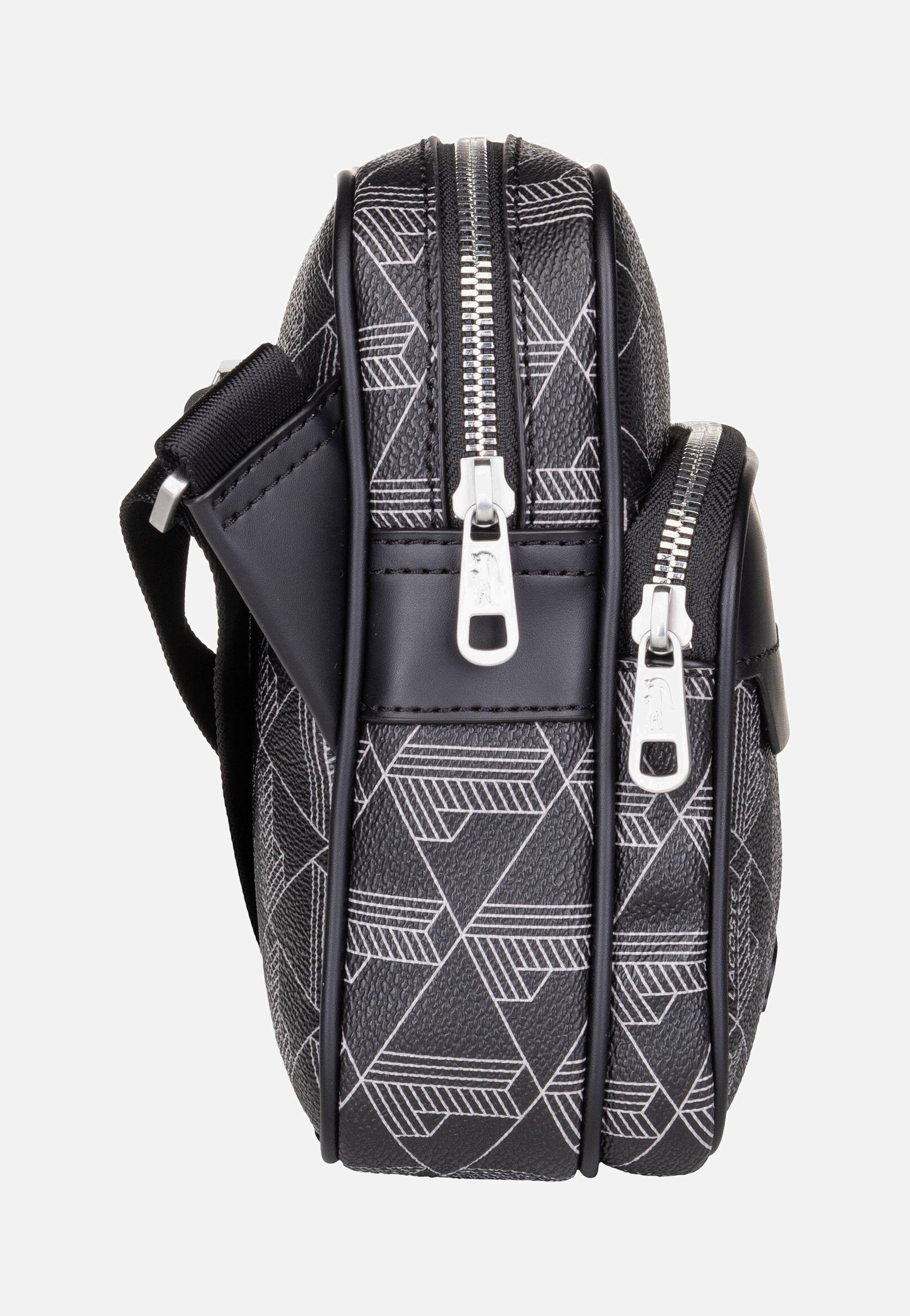 Lacoste - The Blend Small NH4409LX Monogramm Noir Gris - Shoulder Bag | Men-Image