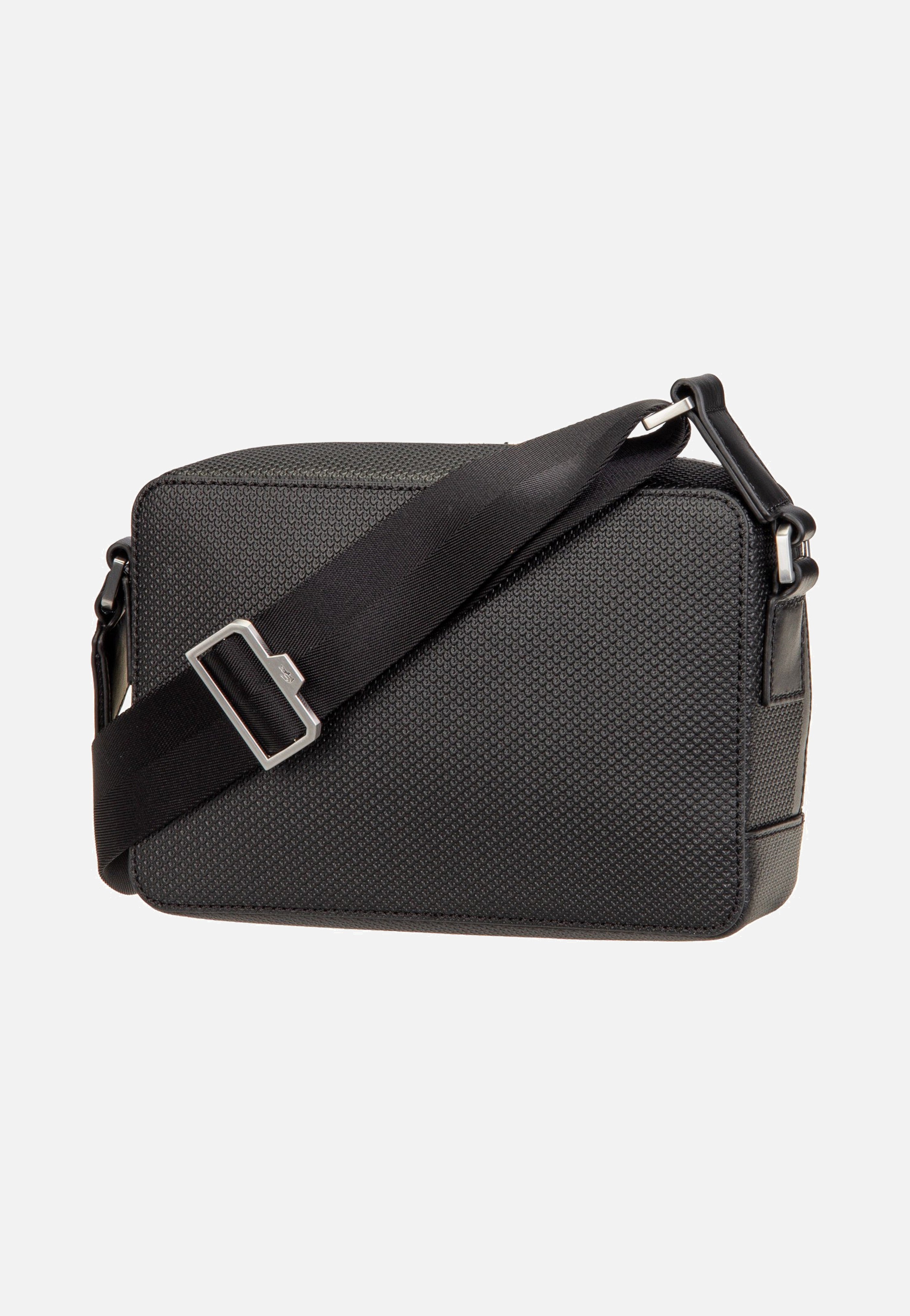 Lacoste - Chantaco Mini Leather NU4393CE Noir - Crossbody Bag | Men-Image