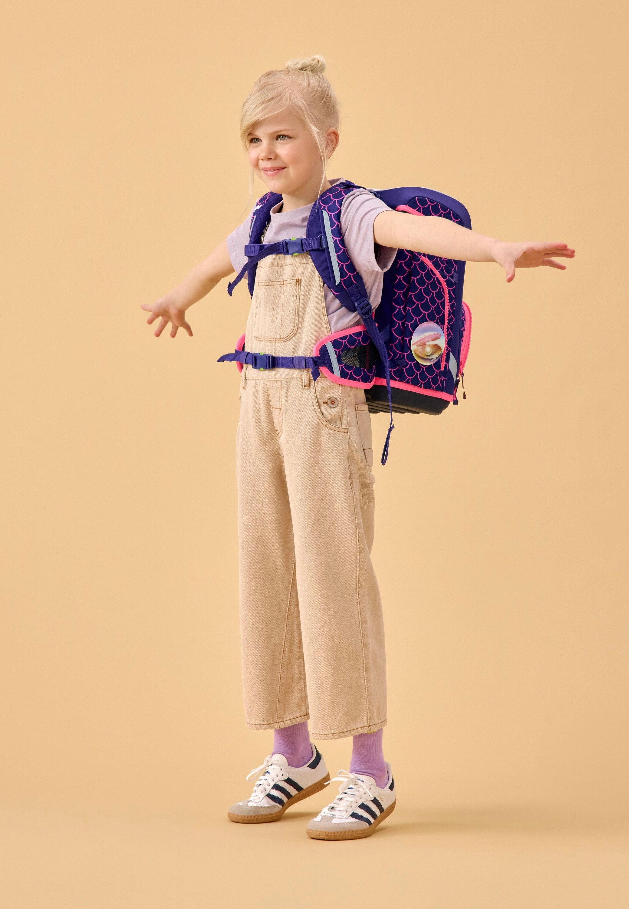 ergobag cubo light Set COLOR FLASH PerlentauchBär School Bag