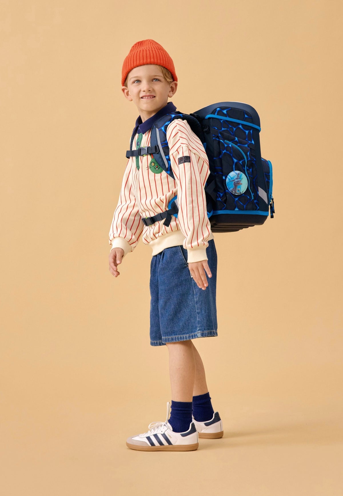 ergobag cubo light Set COLOR FLASH Bärassic Garden Schooltas