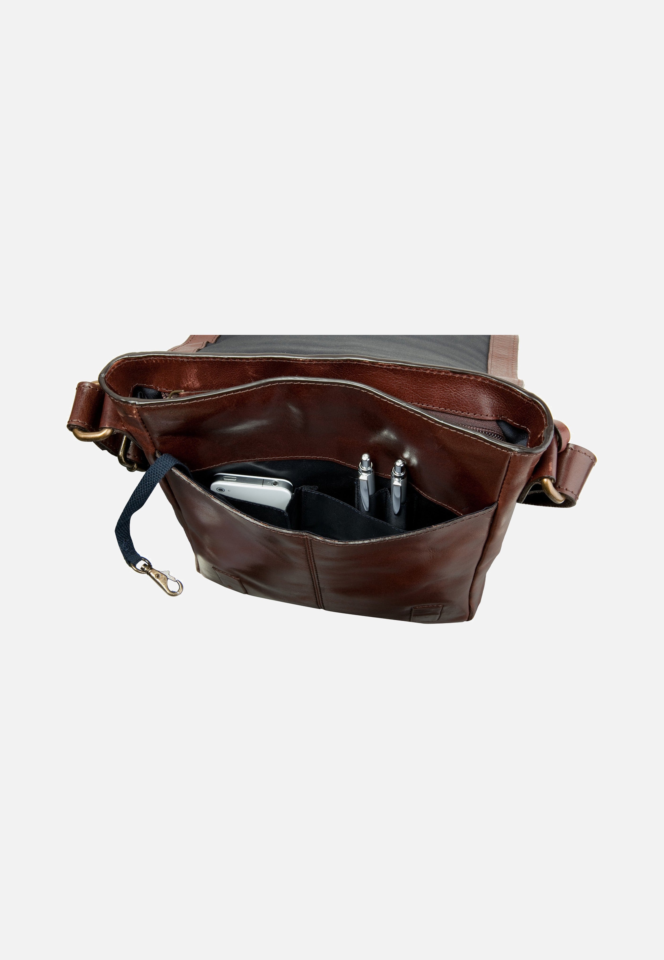 Leonhard Heyden - Cambridge 5253 S Rotbraun - Shoulder Bag | Neutral-Image