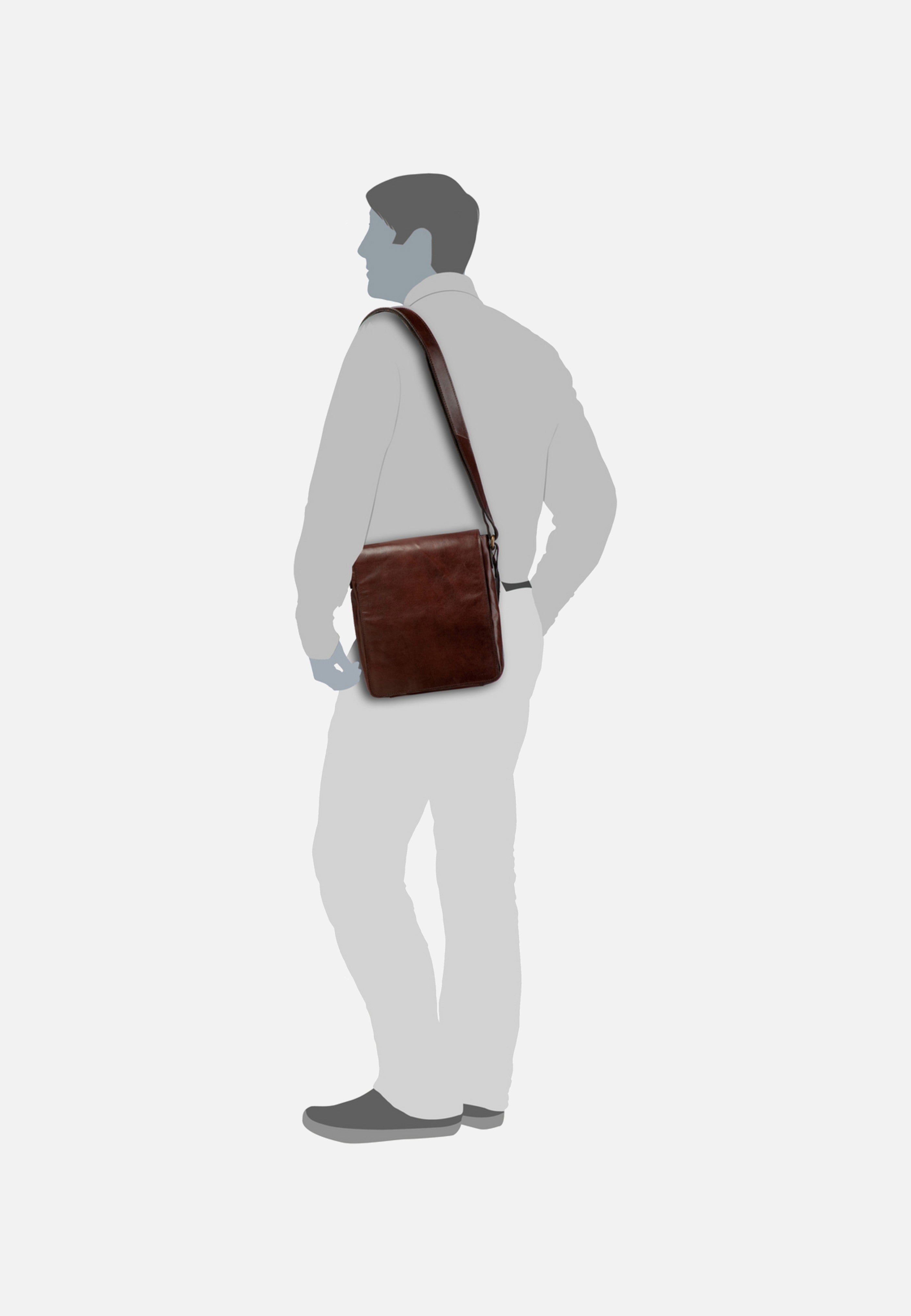 Leonhard Heyden - Cambridge 5253 S Rotbraun - Shoulder Bag | Neutral-Image