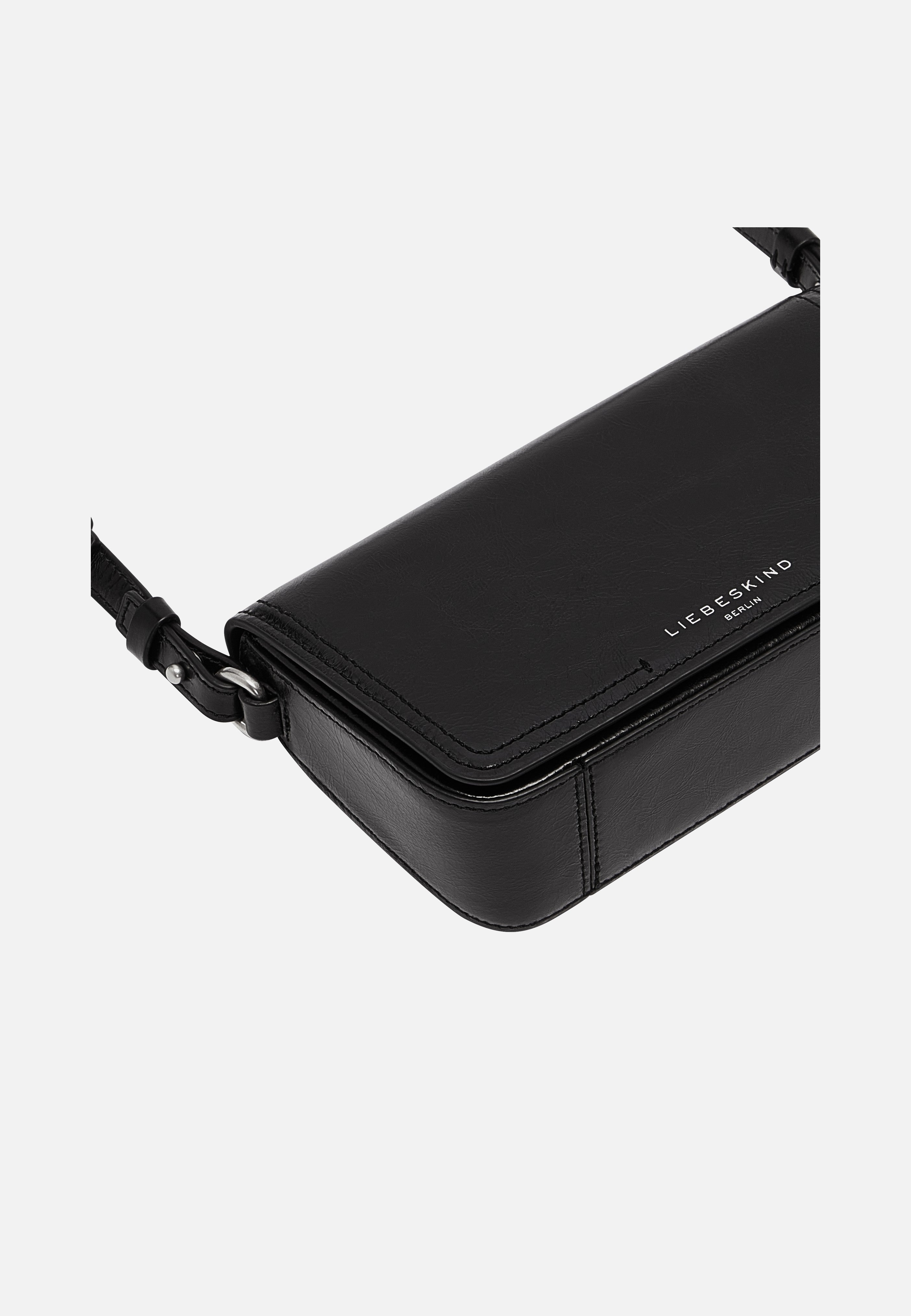Liebeskind Berlin Chudy Crinkle S Black Crossbody Bag