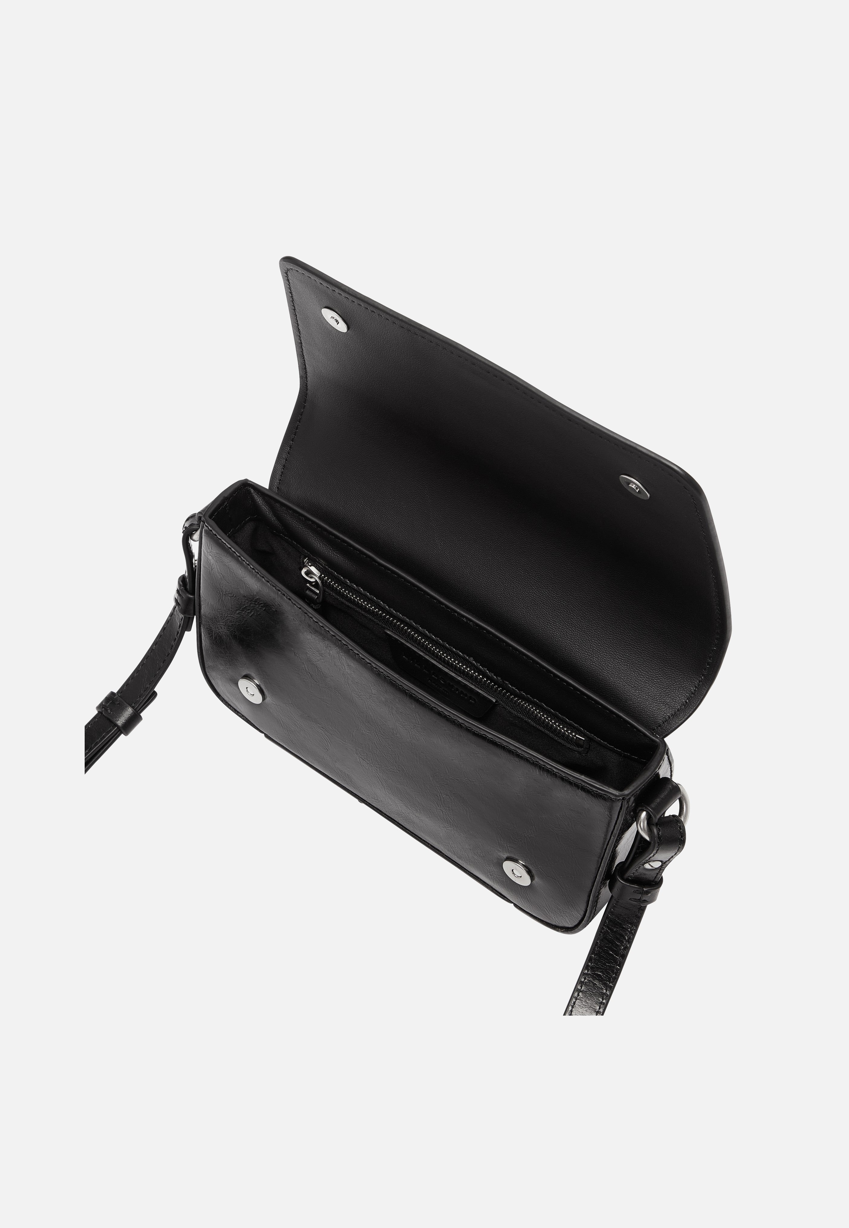 Liebeskind Berlin Chudy Crinkle S Black Crossbody Bag
