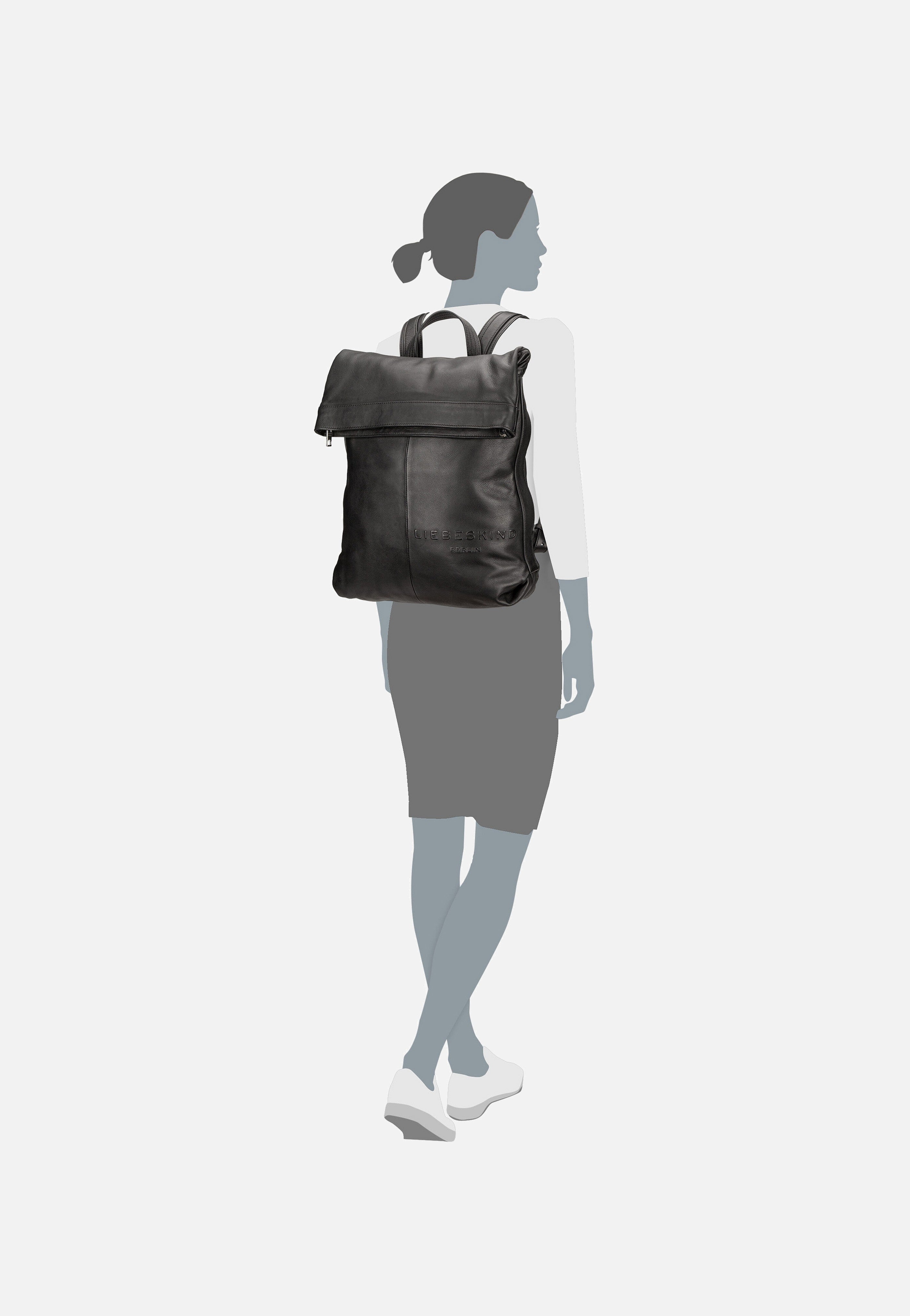 Liebeskind Berlin - Elvira BP L Sheep Natural Black - Backpack | Women-Image