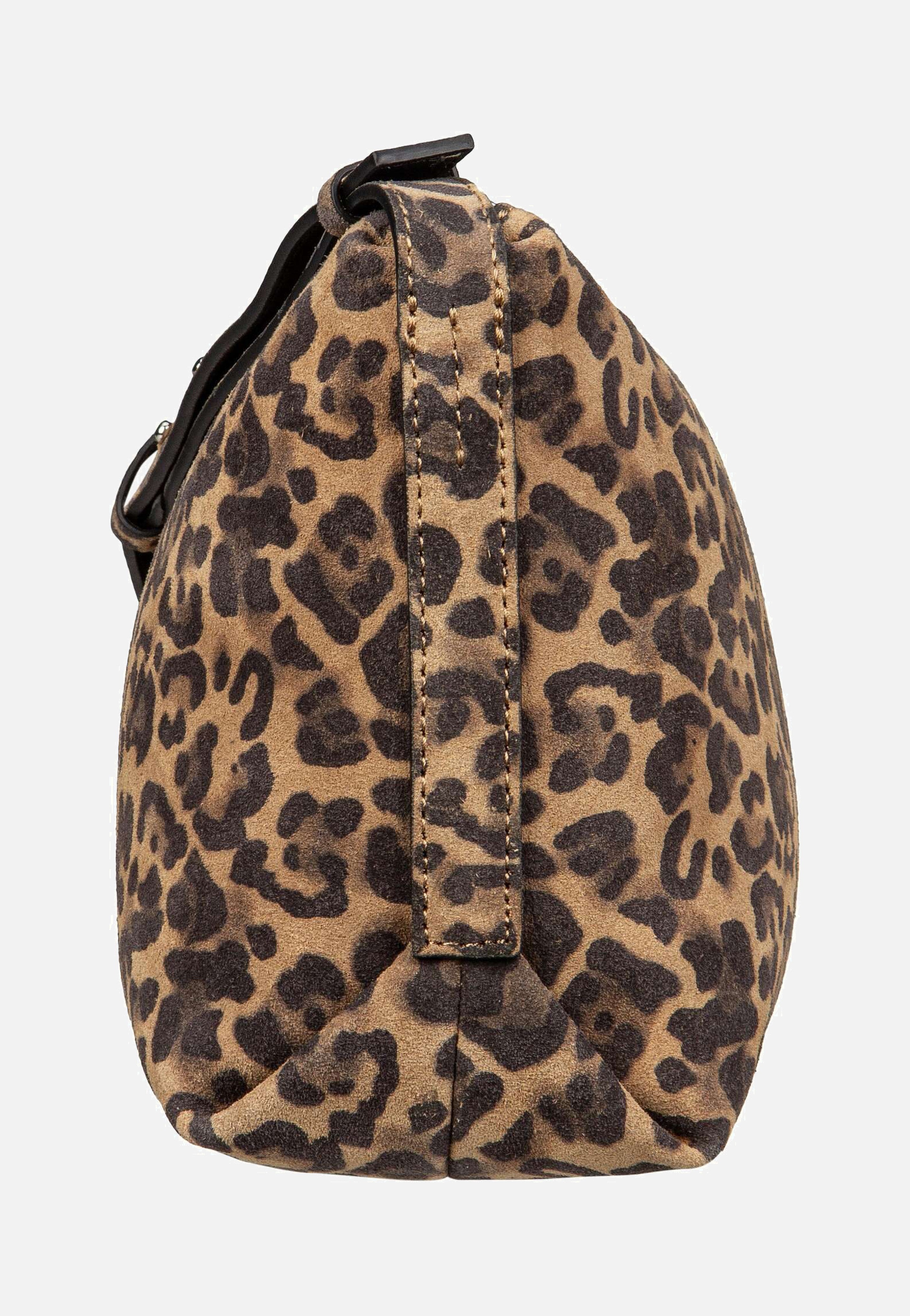 Liebeskind Berlin Elvira CB M Leo Suede Beige Crossbody Bag