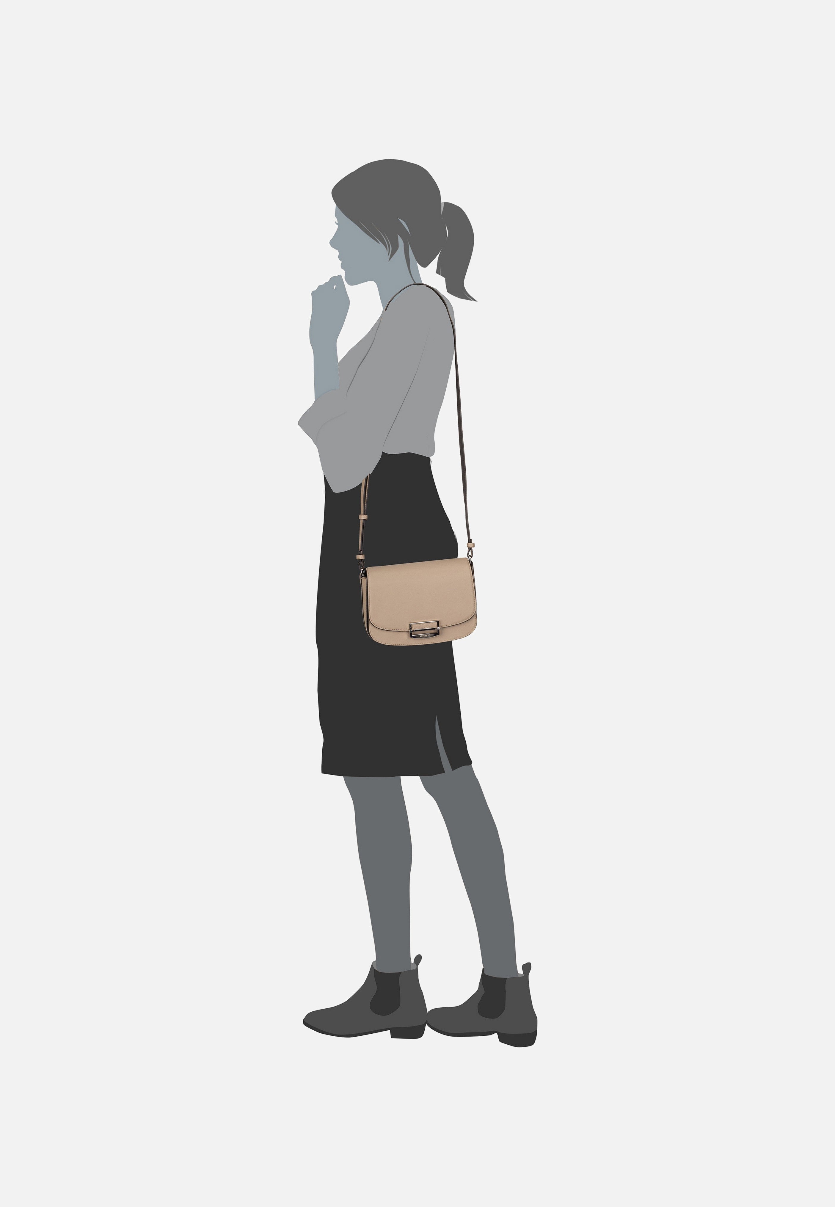 Liebeskind Berlin - Ezra 2146526 Stone - Saddle Bag | Women-Image