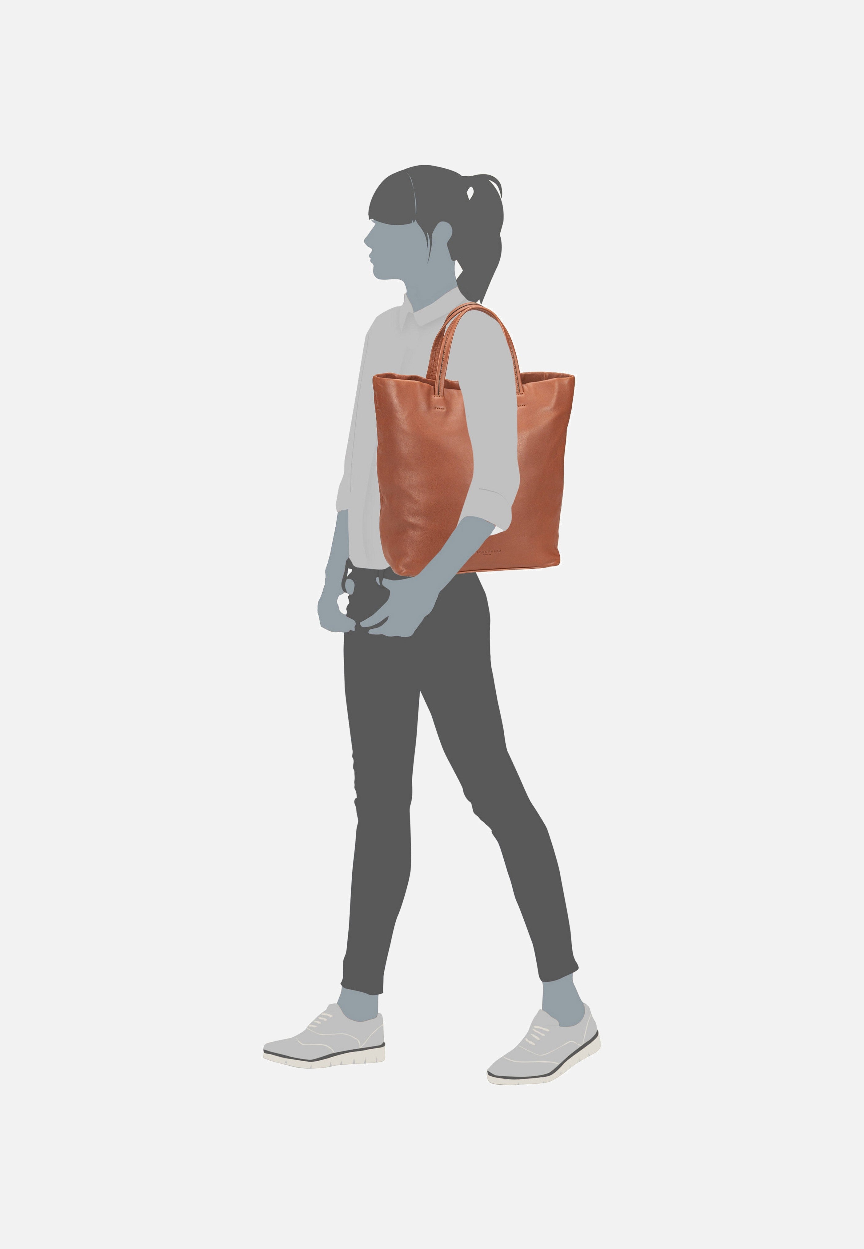 Liebeskind Berlin - Hera L Sheep Natural Russet - Hobo Bag | Women-Image