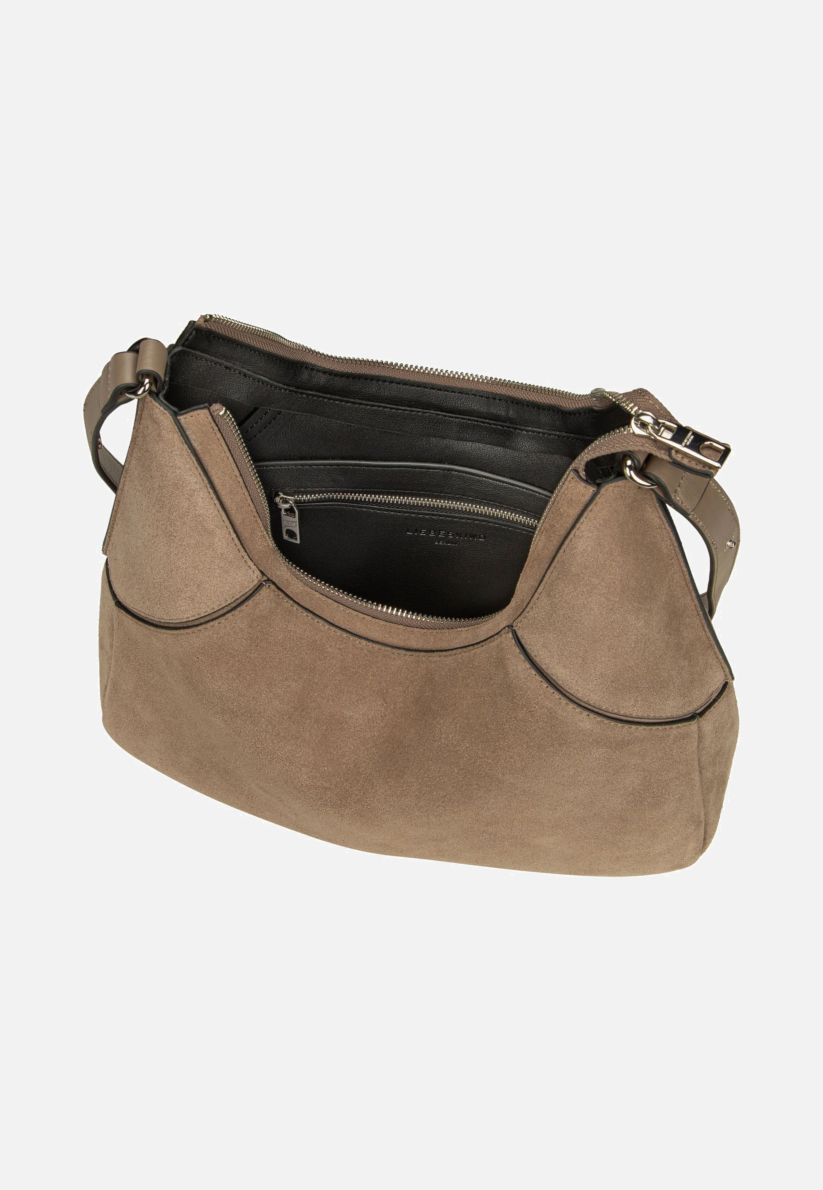 Liebeskind Berlin - Lilly S Suede Neutral Gray - Hobo Bag | Women-Image