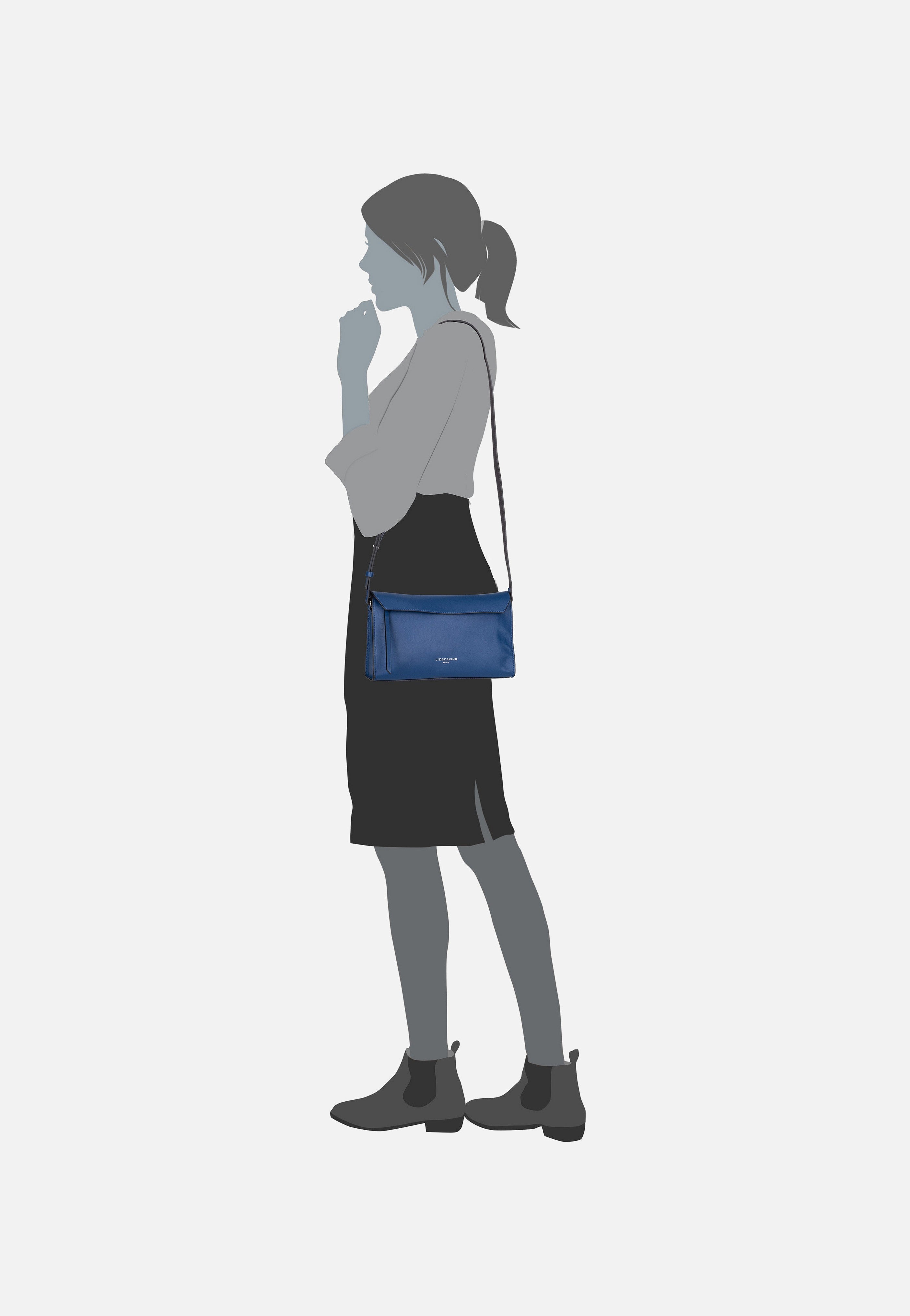 Liebeskind Berlin Lora 2151991 Berlin Blue Crossbody Bag