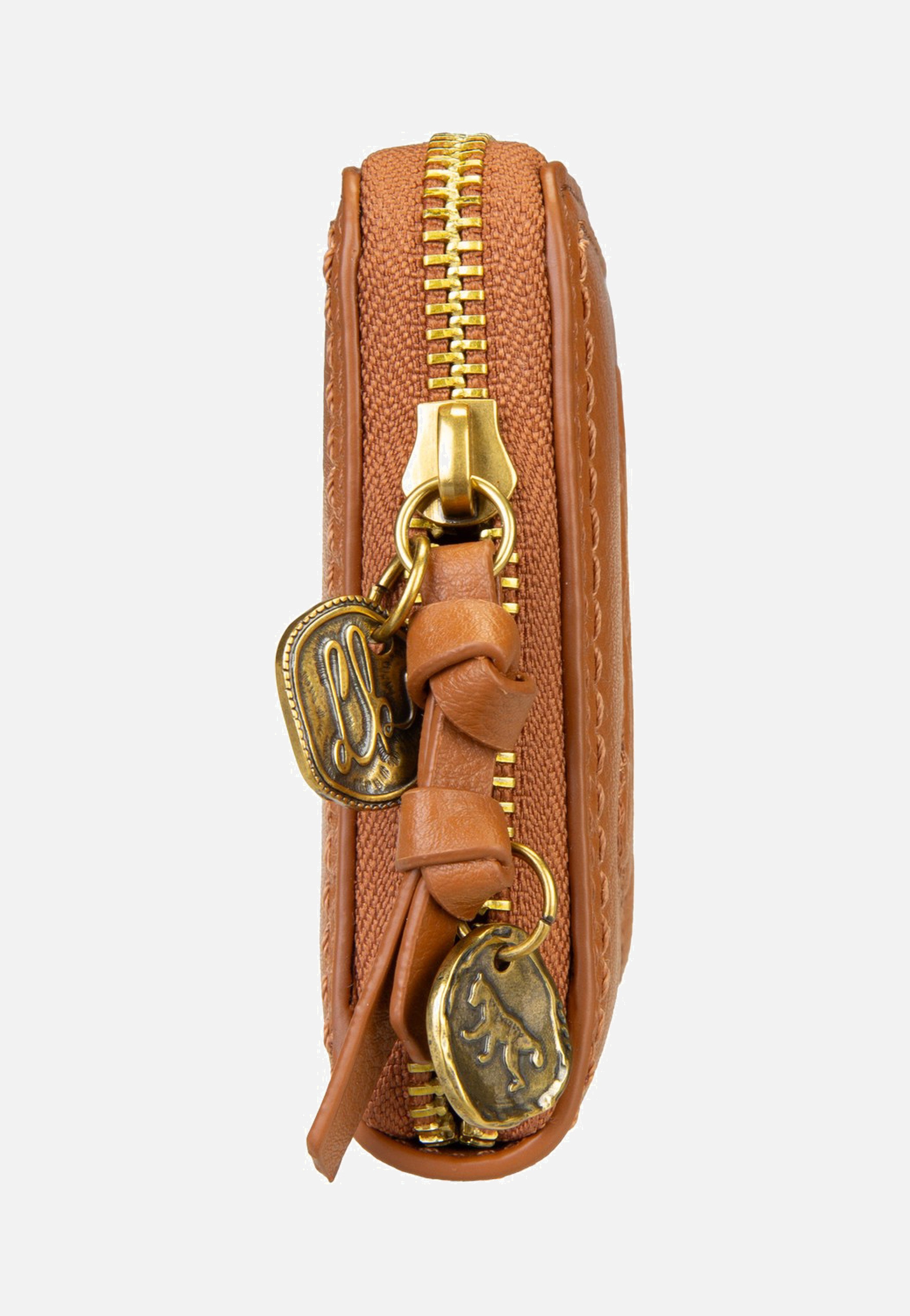 Liebeskind Berlin Capri Conny Cow natural Cognac Portemonnee