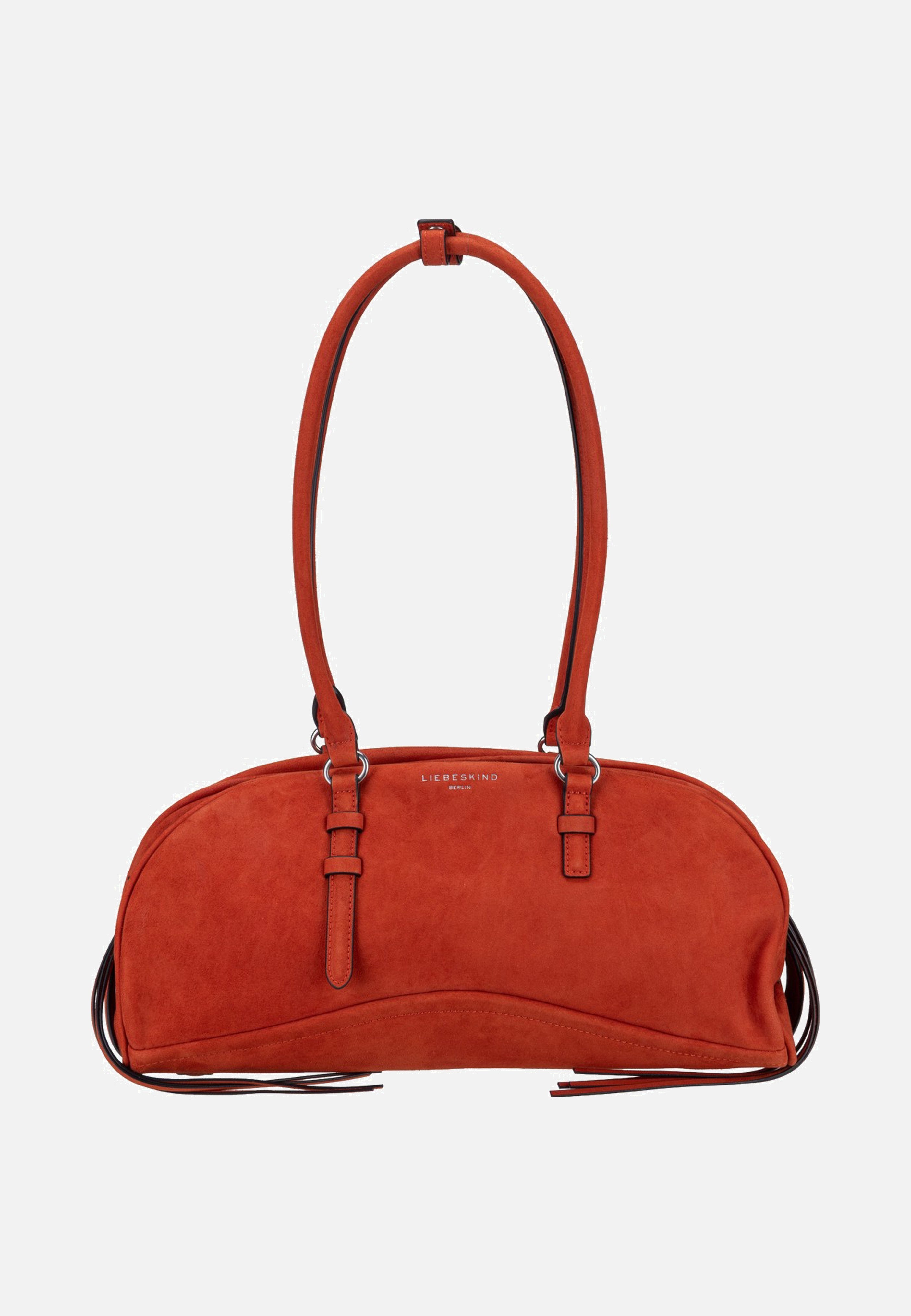 Liebeskind Berlin Capri Satchel M Suede Red Rock Cartera