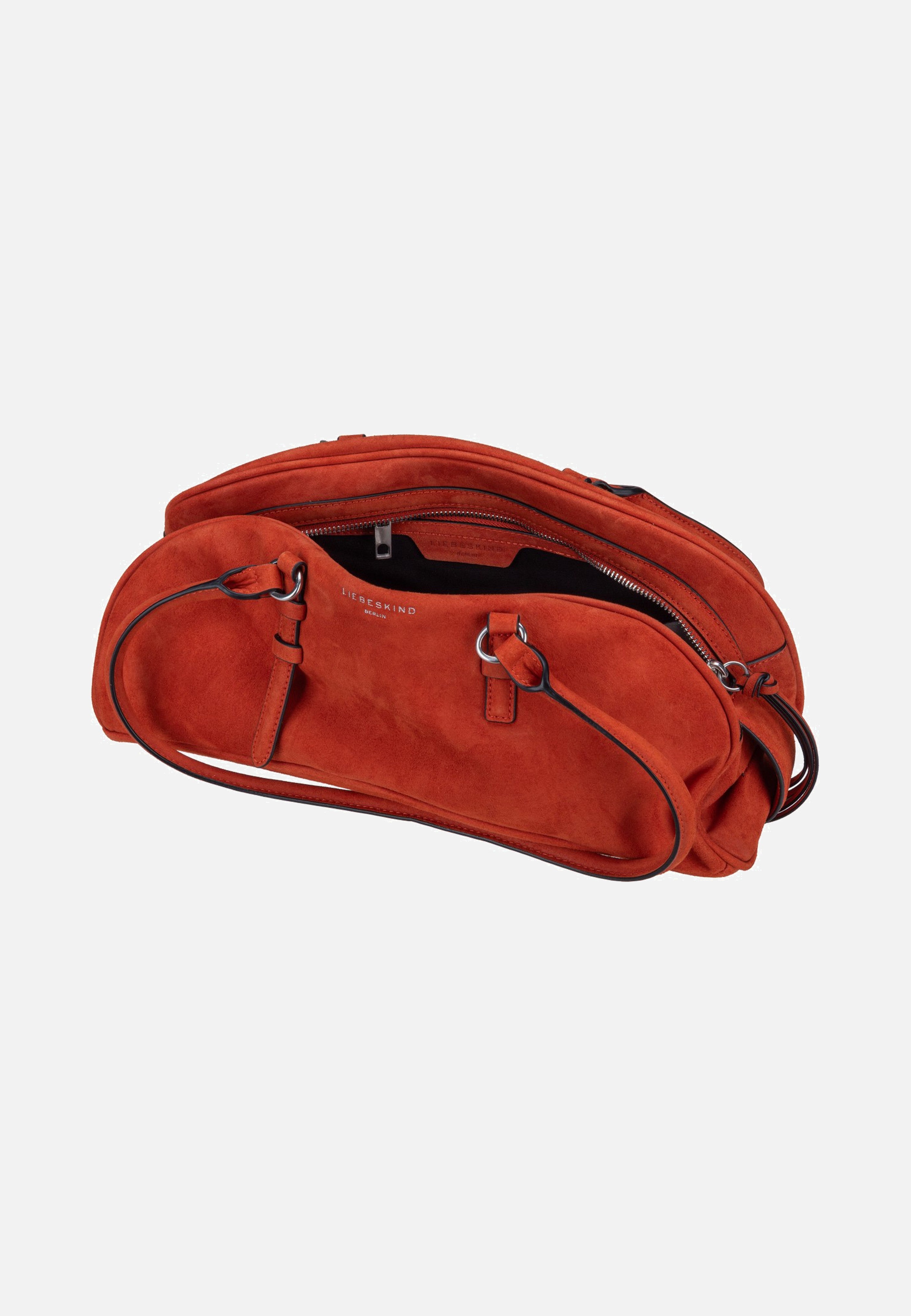 Liebeskind Berlin Capri Satchel M Suede Red Rock Cartera