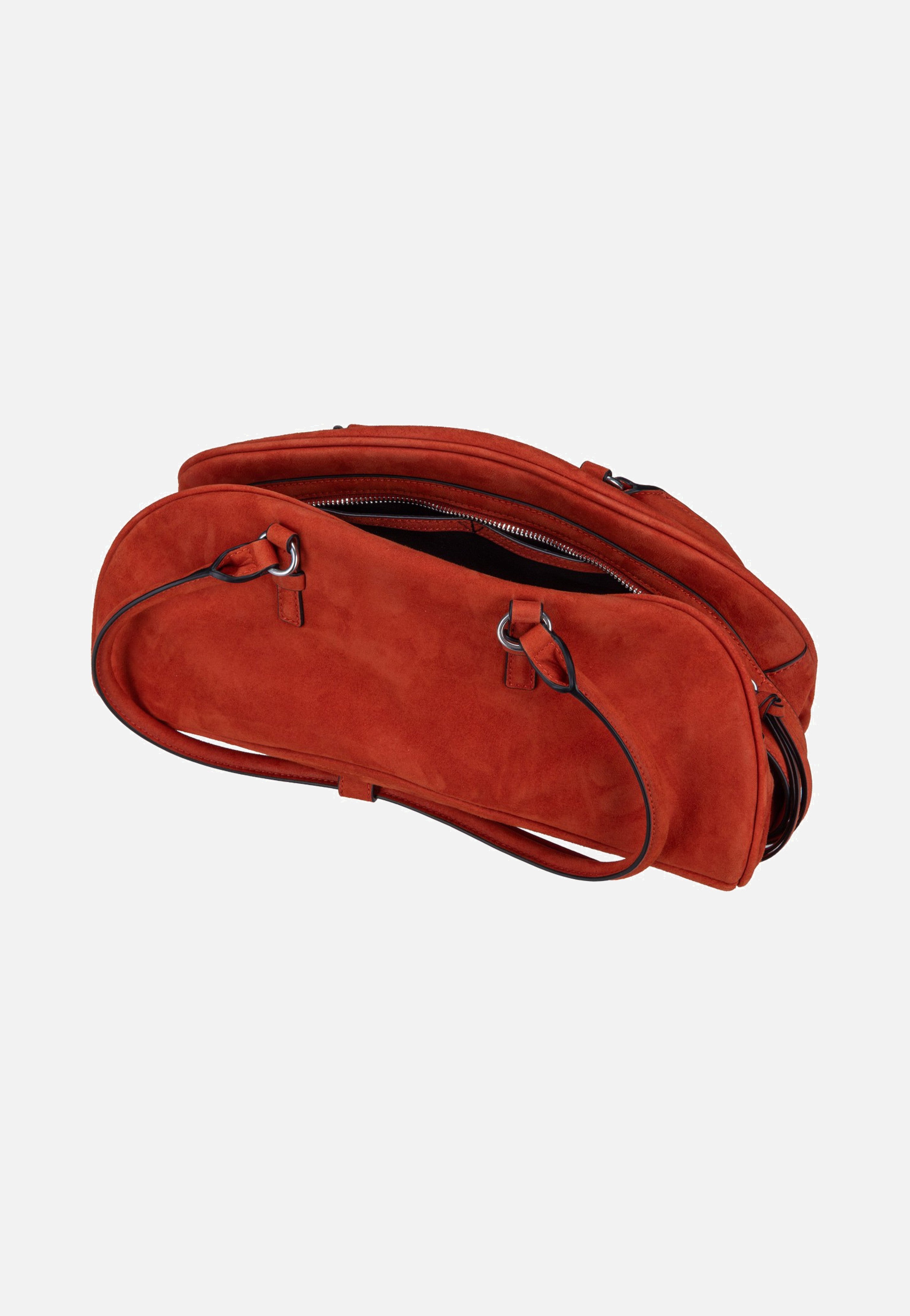 Liebeskind Berlin Capri Satchel M Suede Red Rock Cartera