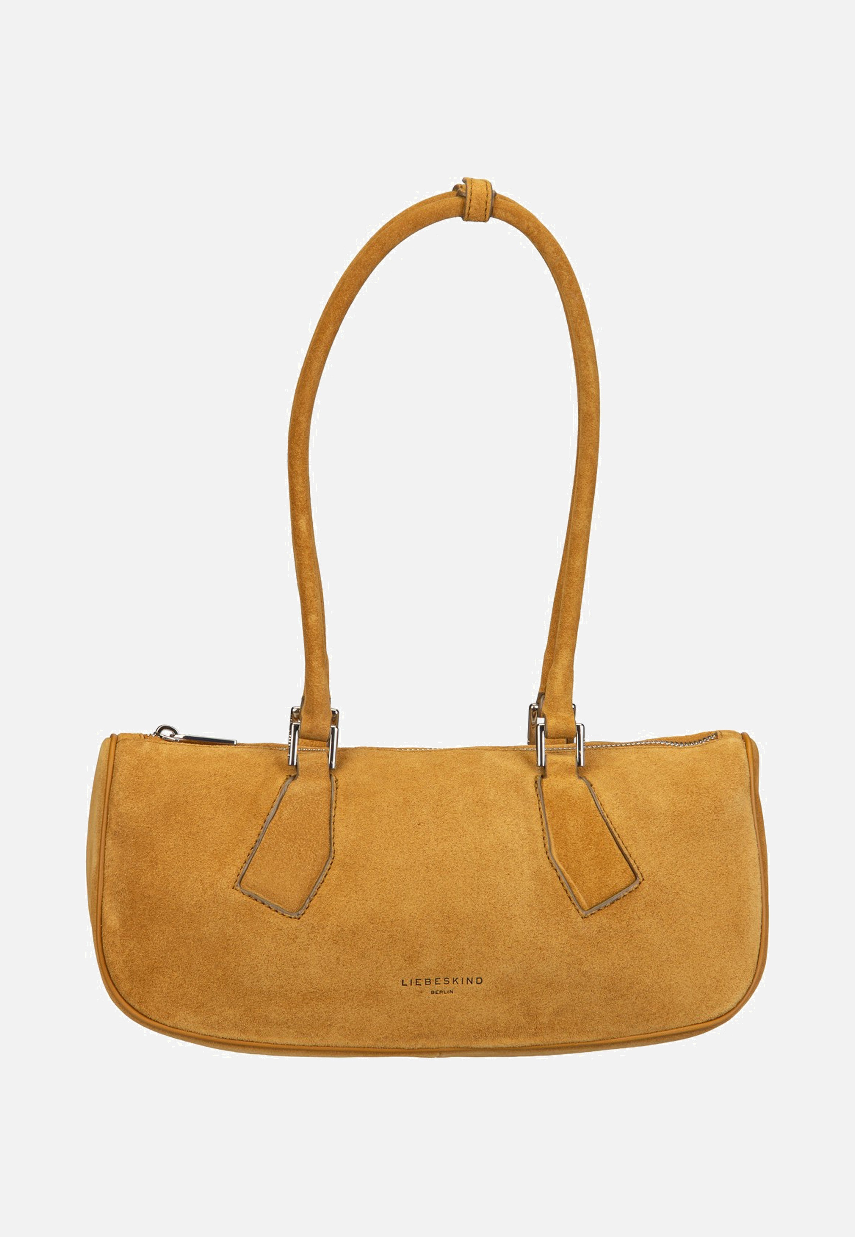 Liebeskind Berlin Cecile Satchel M Suede Honey Suede Satchel