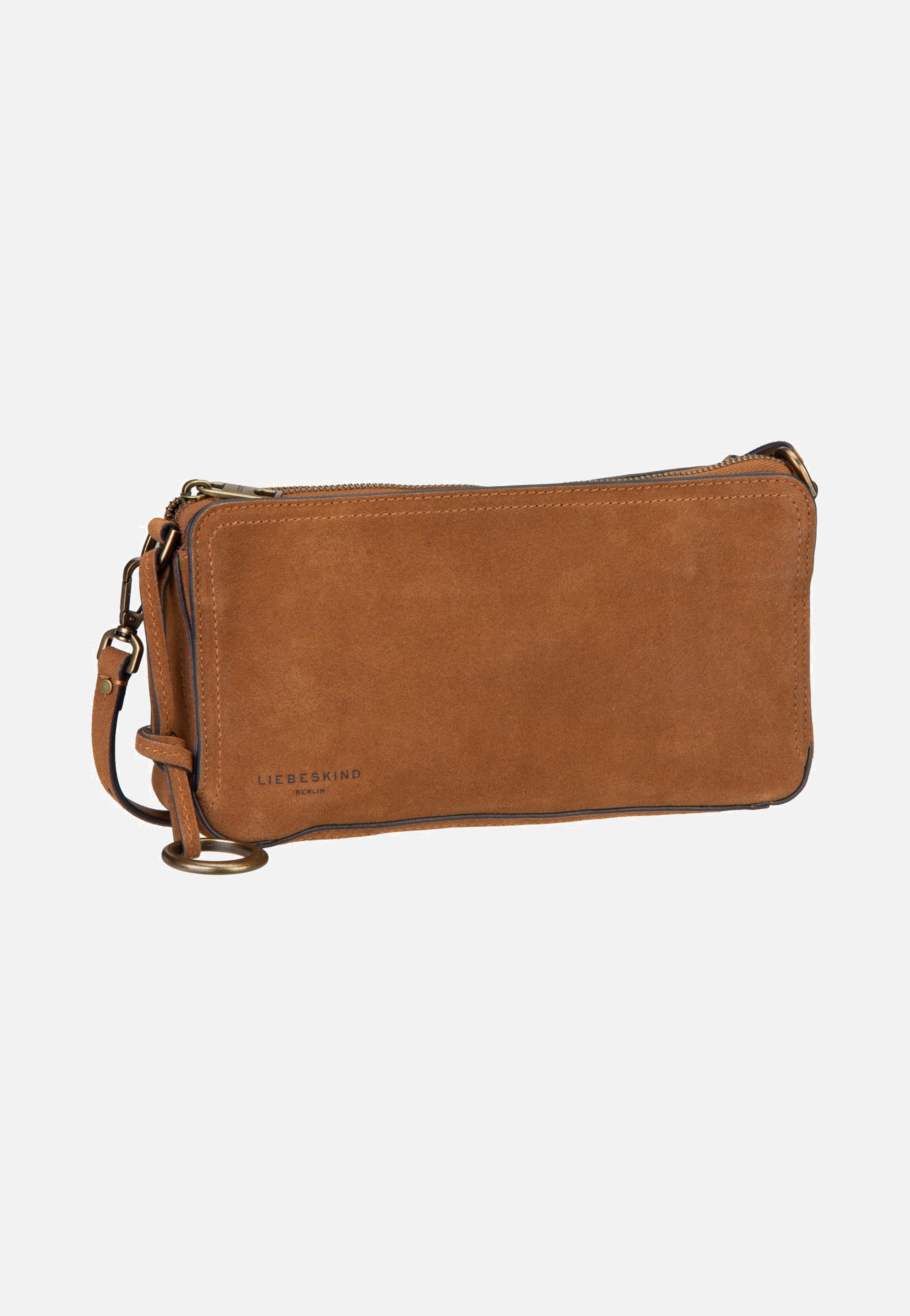 Liebeskind Berlin Clarice II Crossbody M Hydro Suede Brown Schoudertas