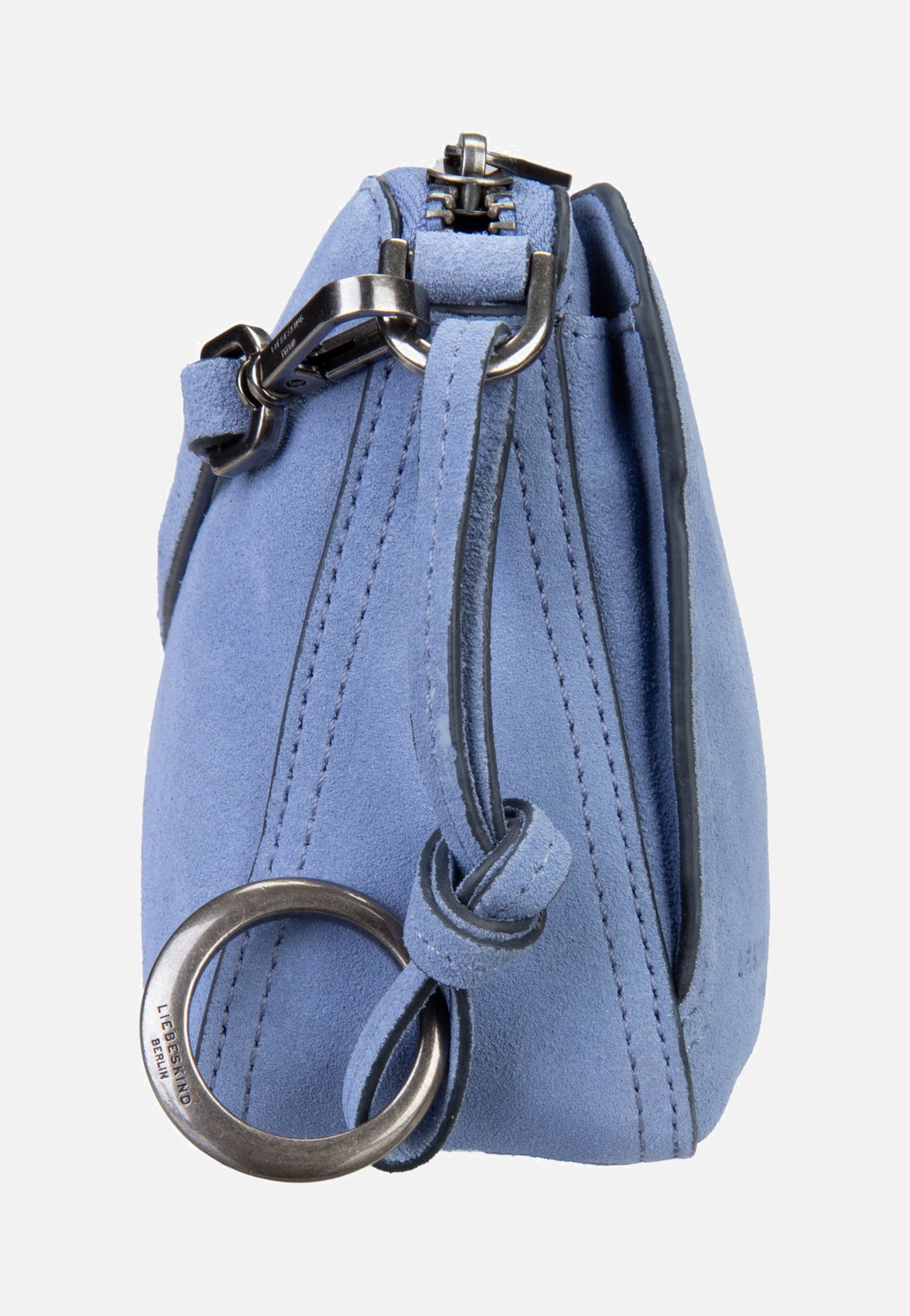Liebeskind Berlin Clarice II Crossbody M Hydro Suede Flower Blue Schoudertas