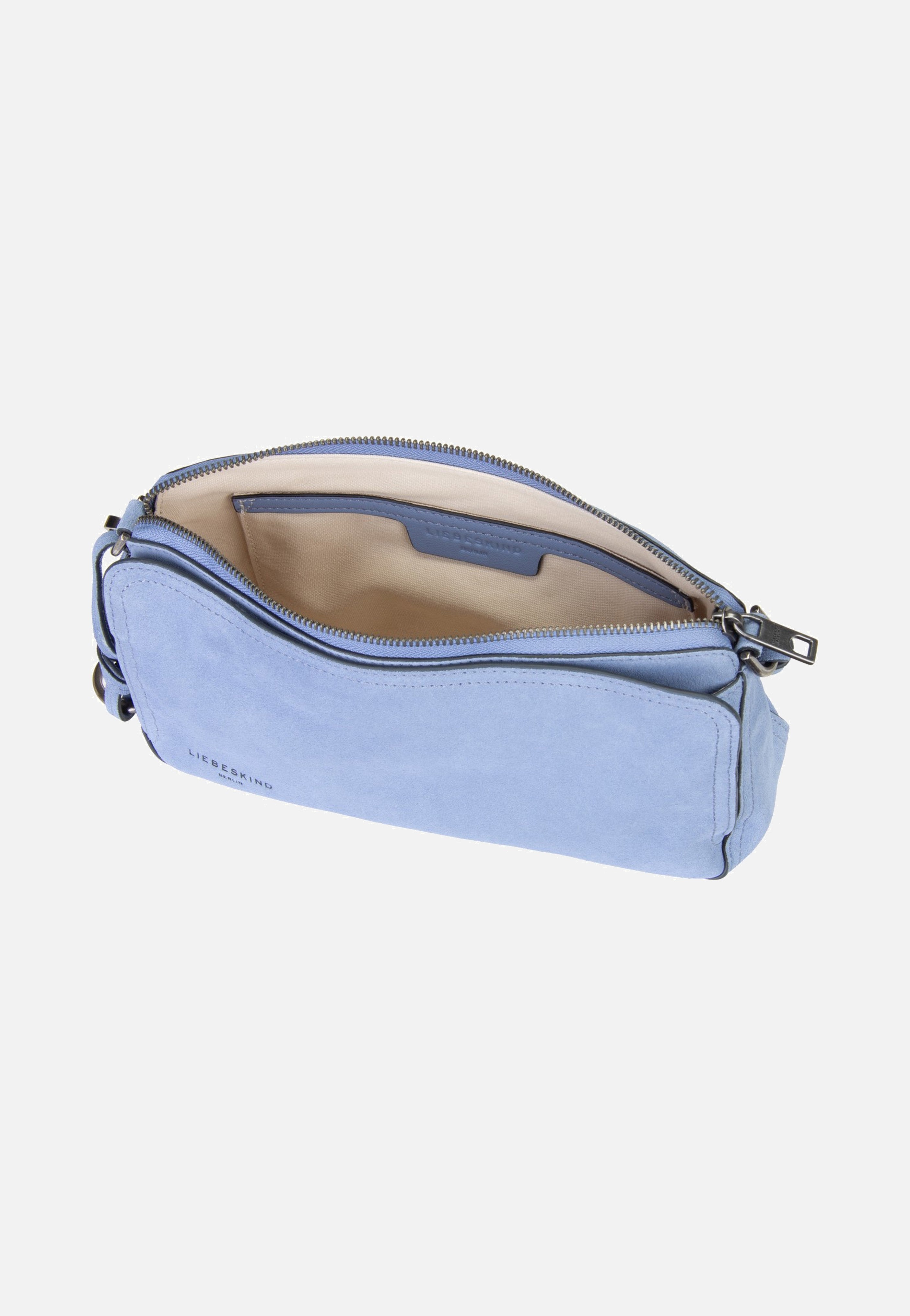 Liebeskind Berlin Clarice II Crossbody M Hydro Suede Flower Blue Schoudertas