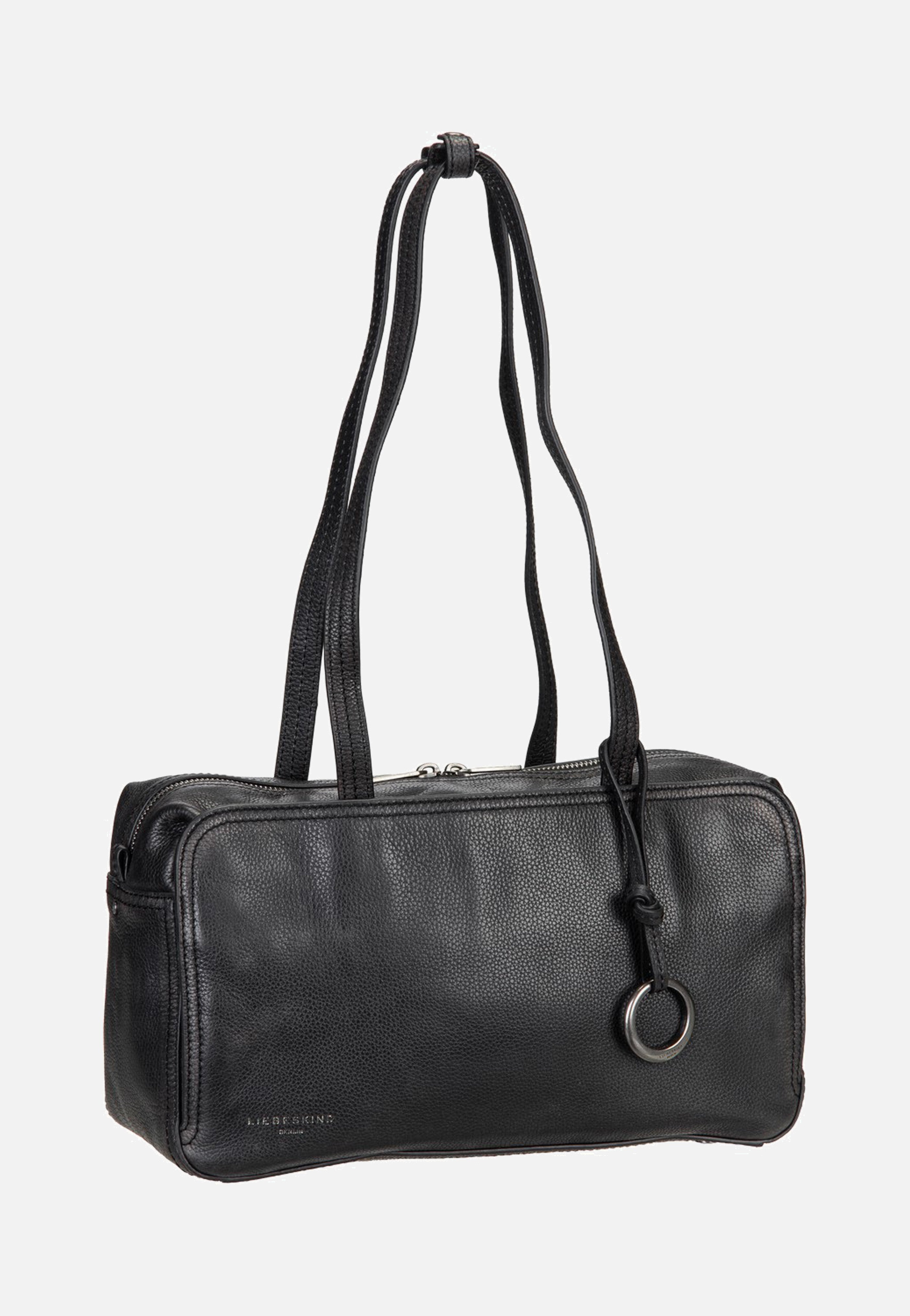 Liebeskind Berlin Clarice II Satchel M Vintage Pebble Black Satchel