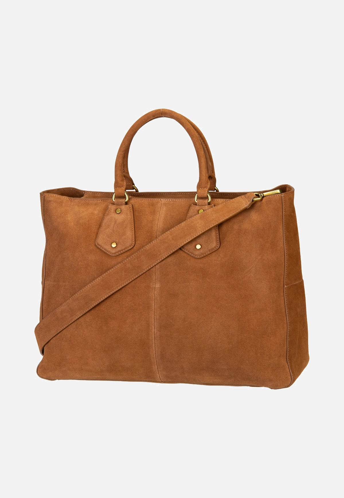 Liebeskind Berlin Cora L Suede Brown Satchel