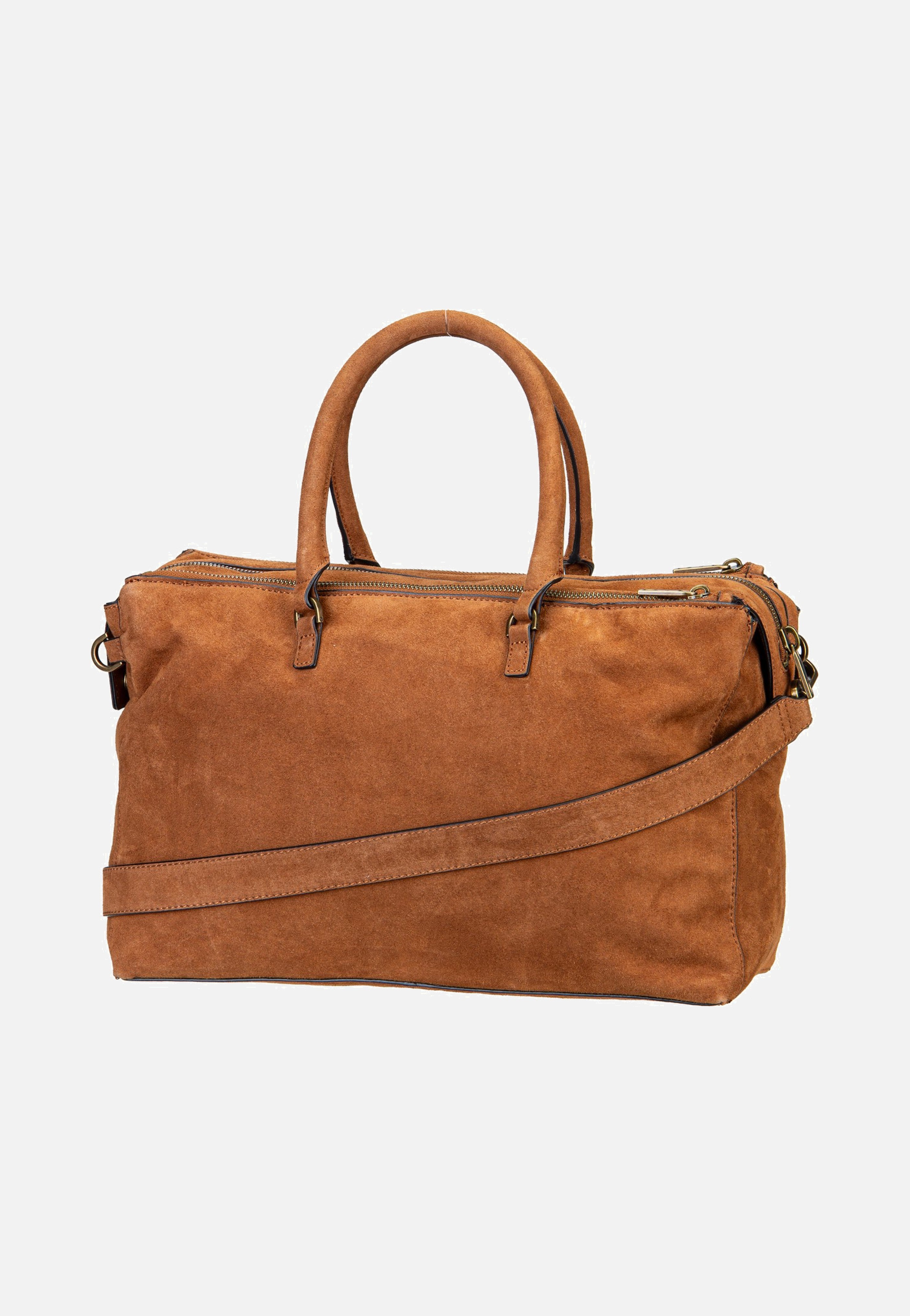 Liebeskind Berlin Delia Satchel M Suede Brown Cartera