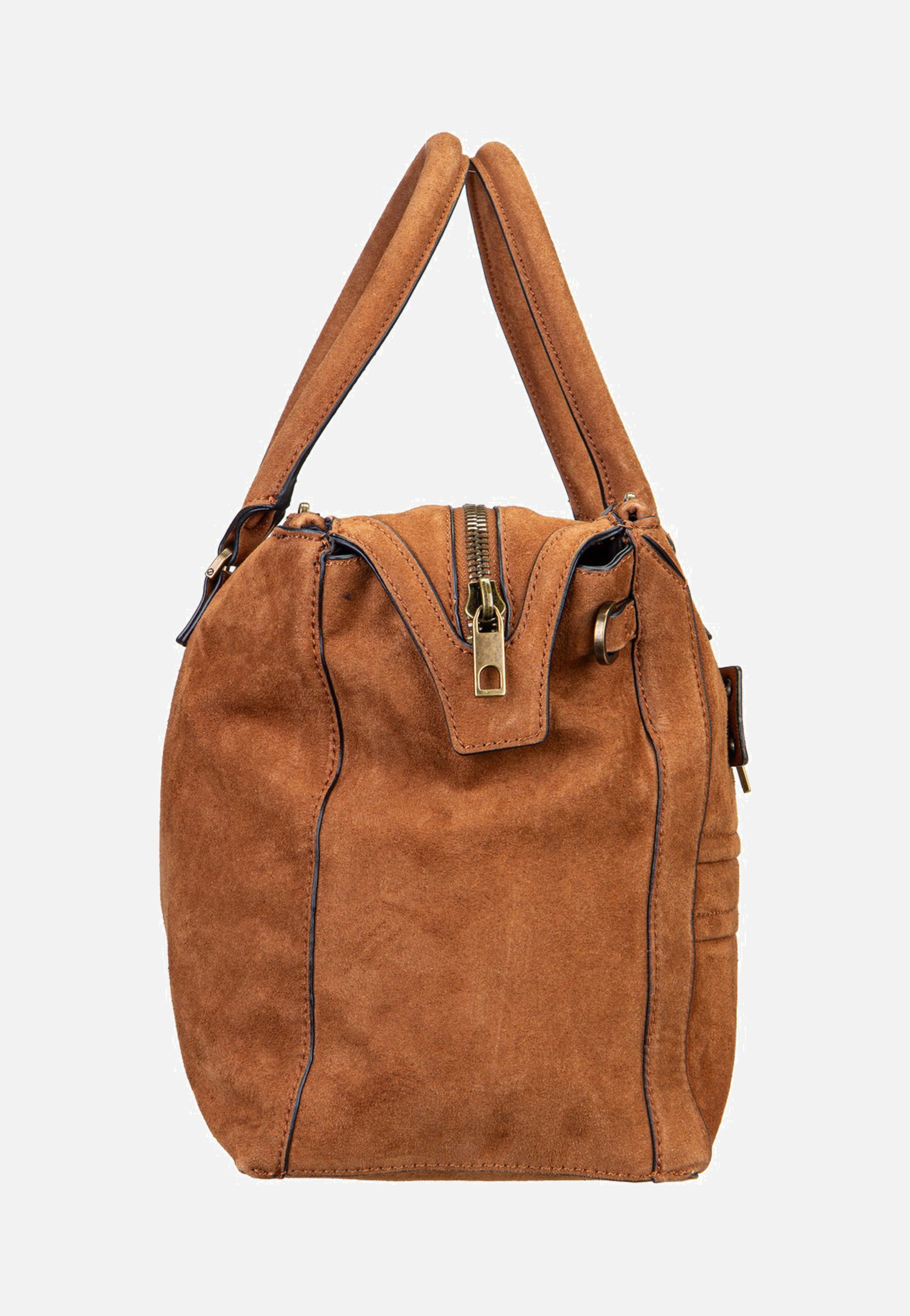 Liebeskind Berlin Delia Satchel M Suede Brown Cartera