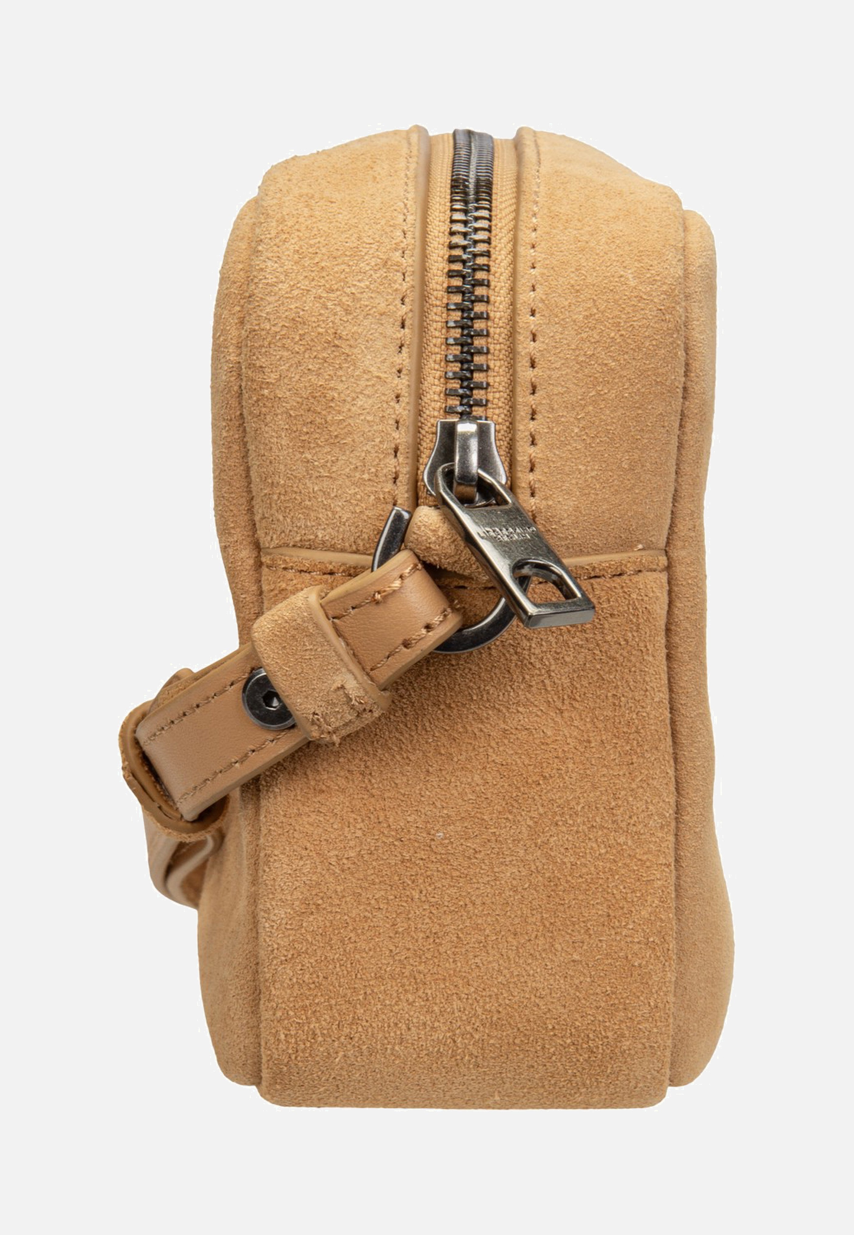 Liebeskind Berlin Ella Crossbody S Hydro Suede Light Tan Suede Crossbody Bag
