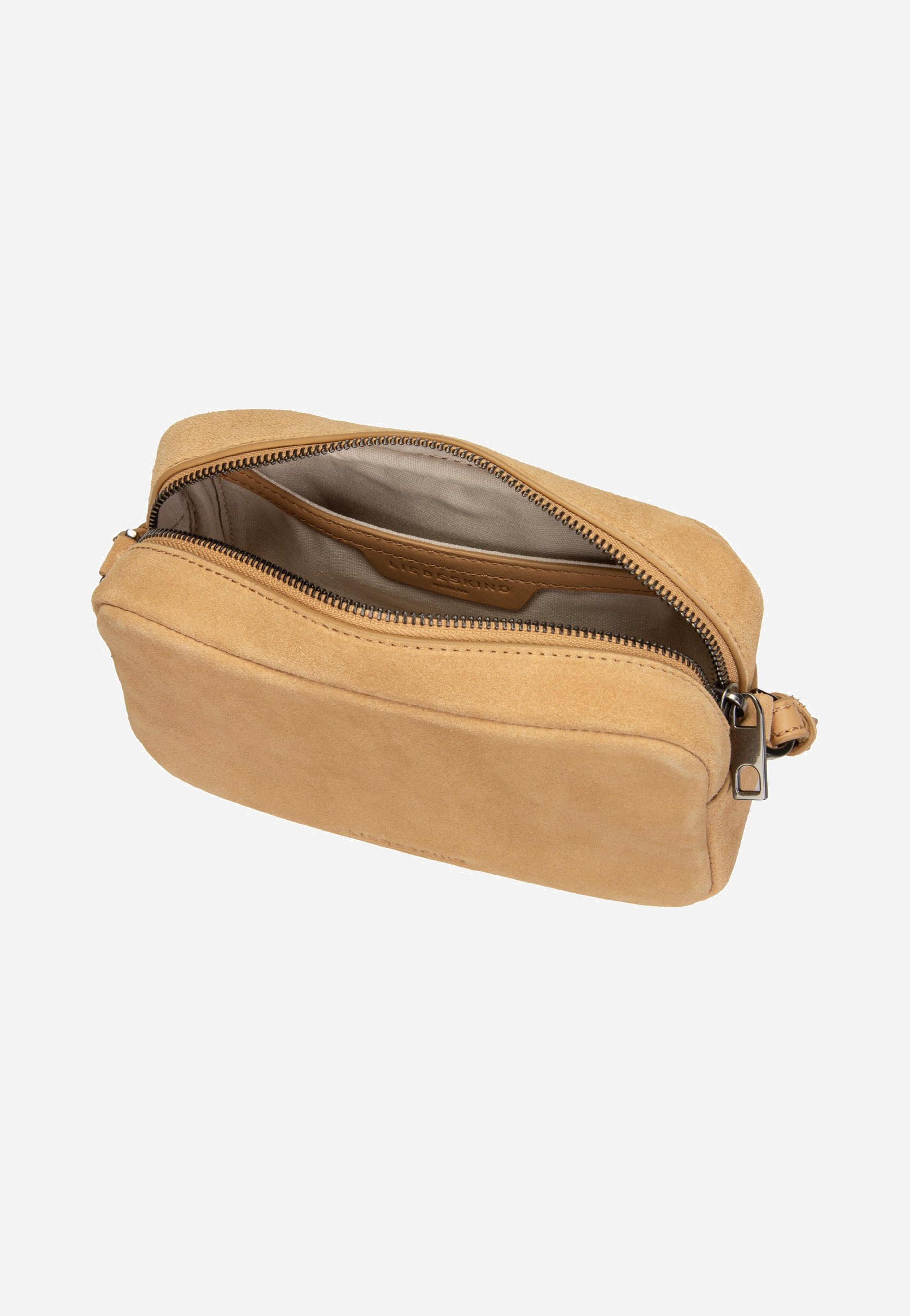 Liebeskind Berlin Ella Crossbody S Hydro Suede Light Tan Suede Crossbody Bag