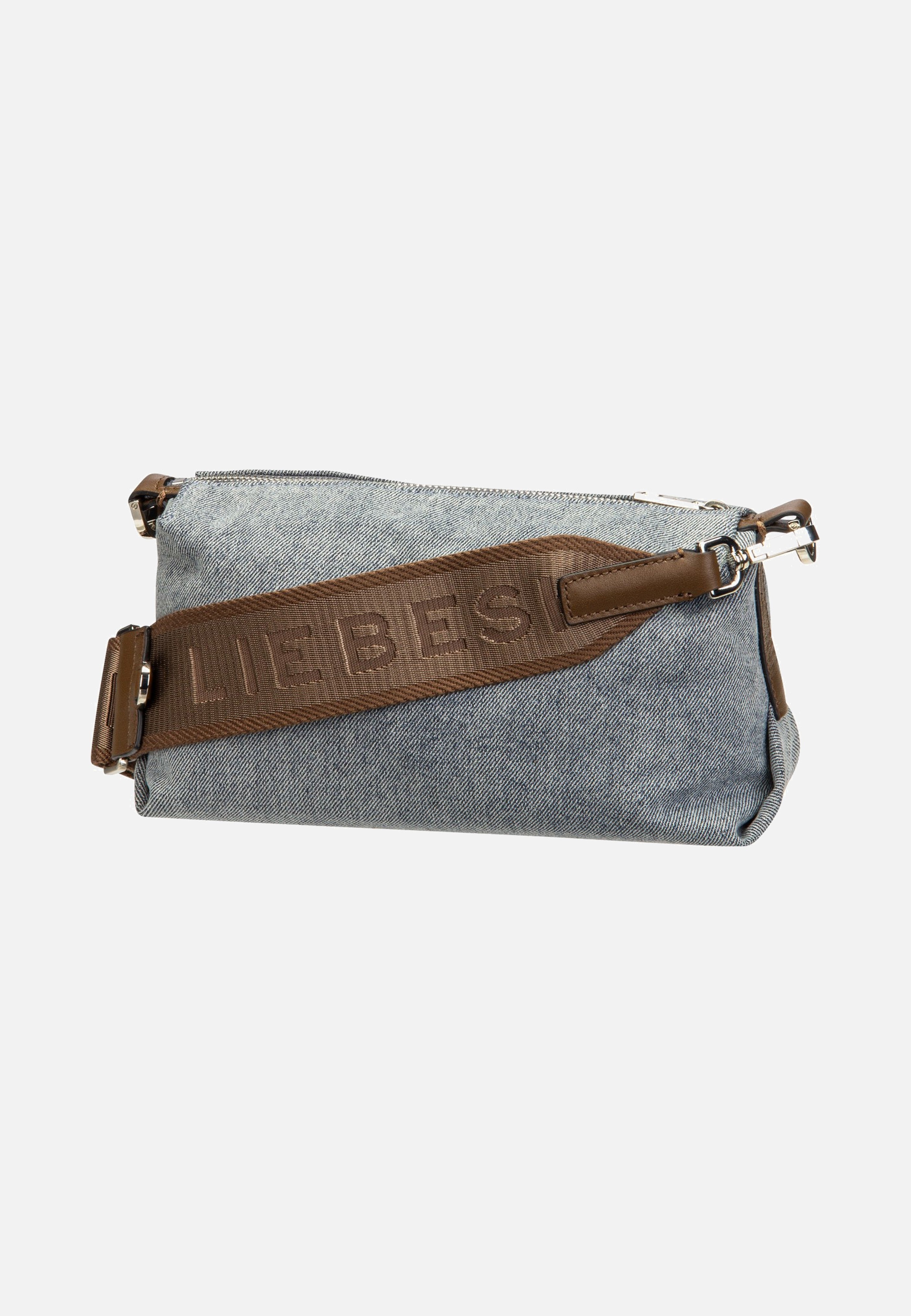 Liebeskind Berlin Elvia Crossbody S Denim Blue Denim Crossbody Bag