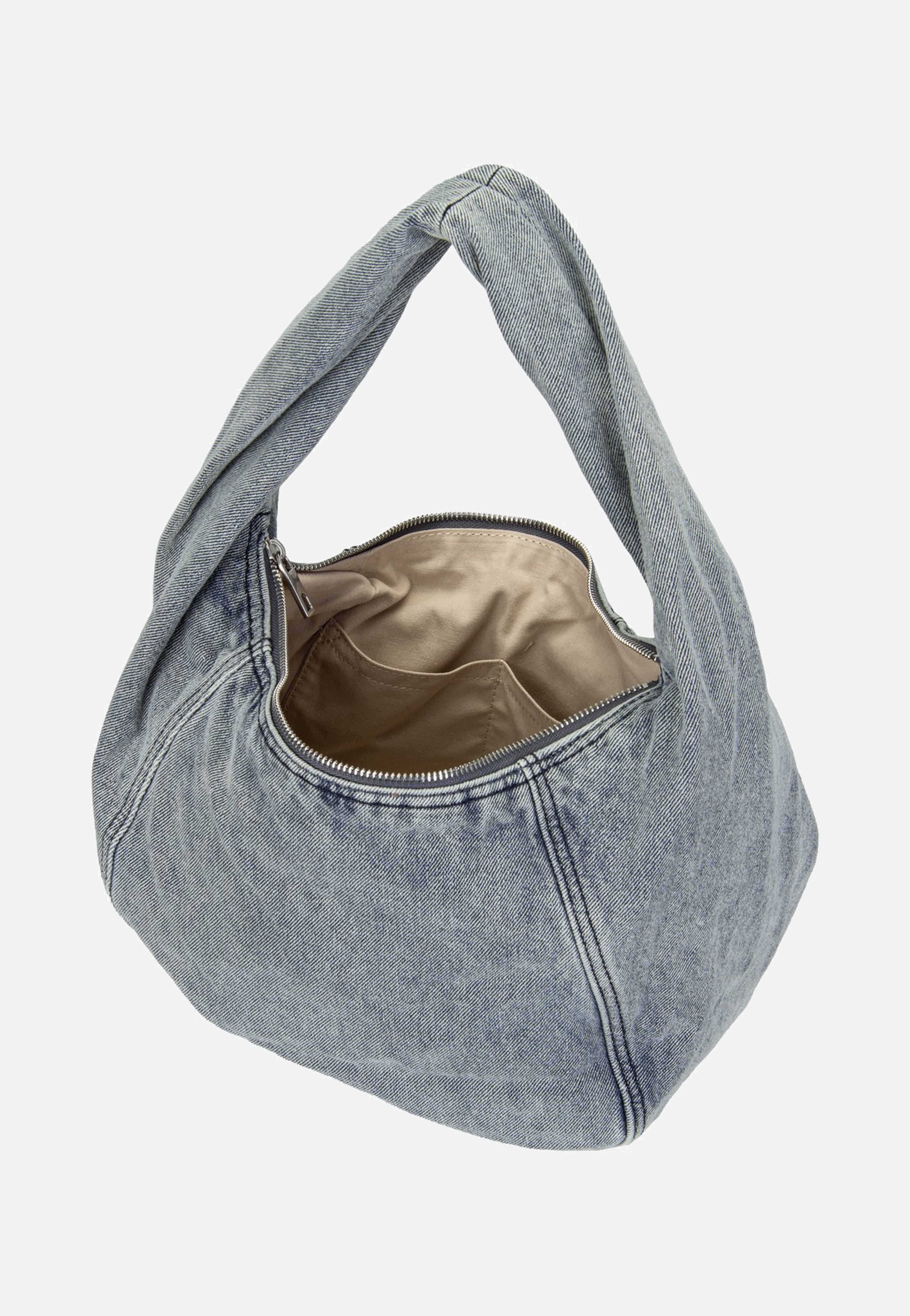 Liebeskind Berlin Farrah II Hobo M Denim Blue Denim Hobo Bag