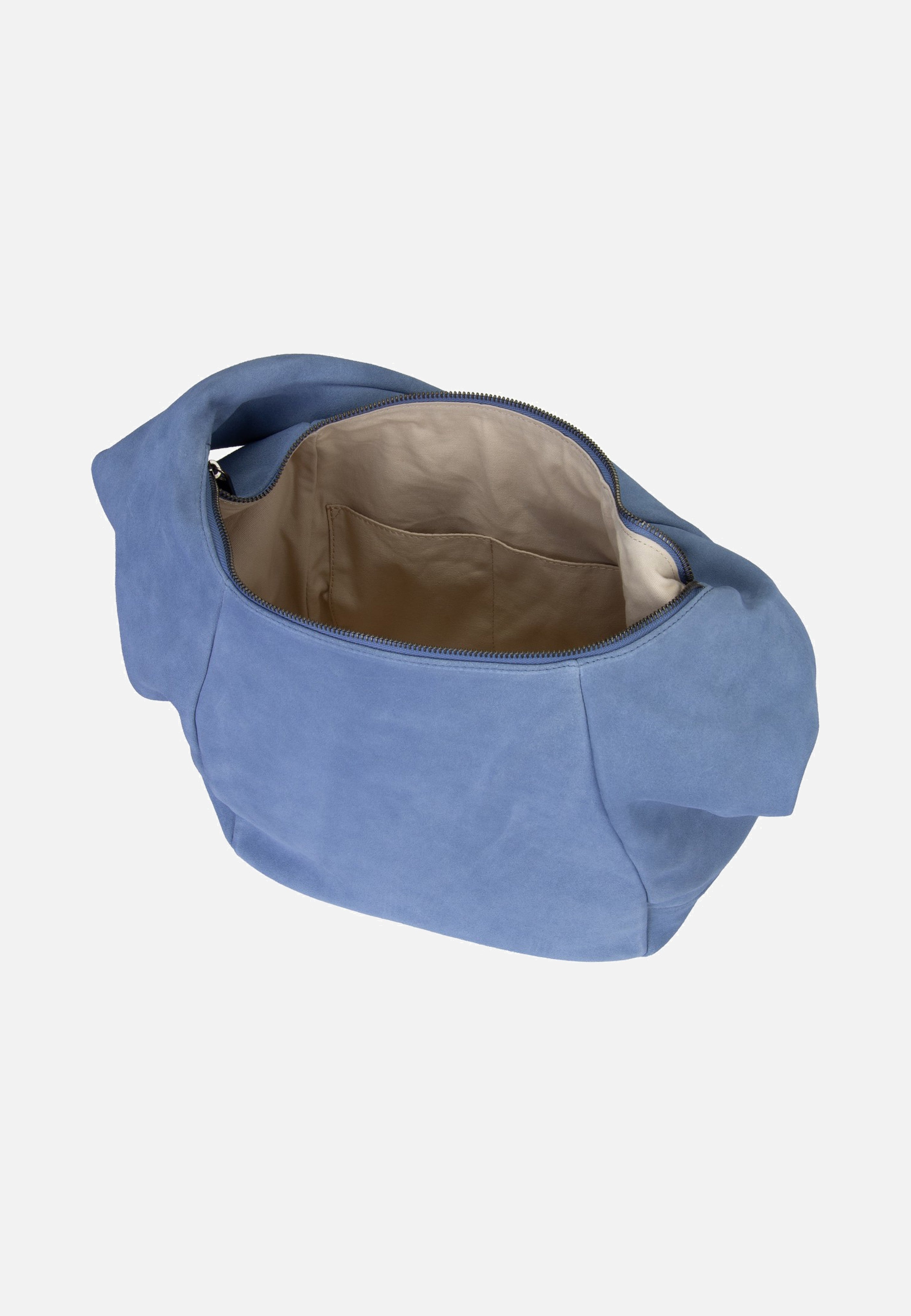 Liebeskind Berlin Farrah II Hobo M Hydro Suede Flower Blue Hobo Bag