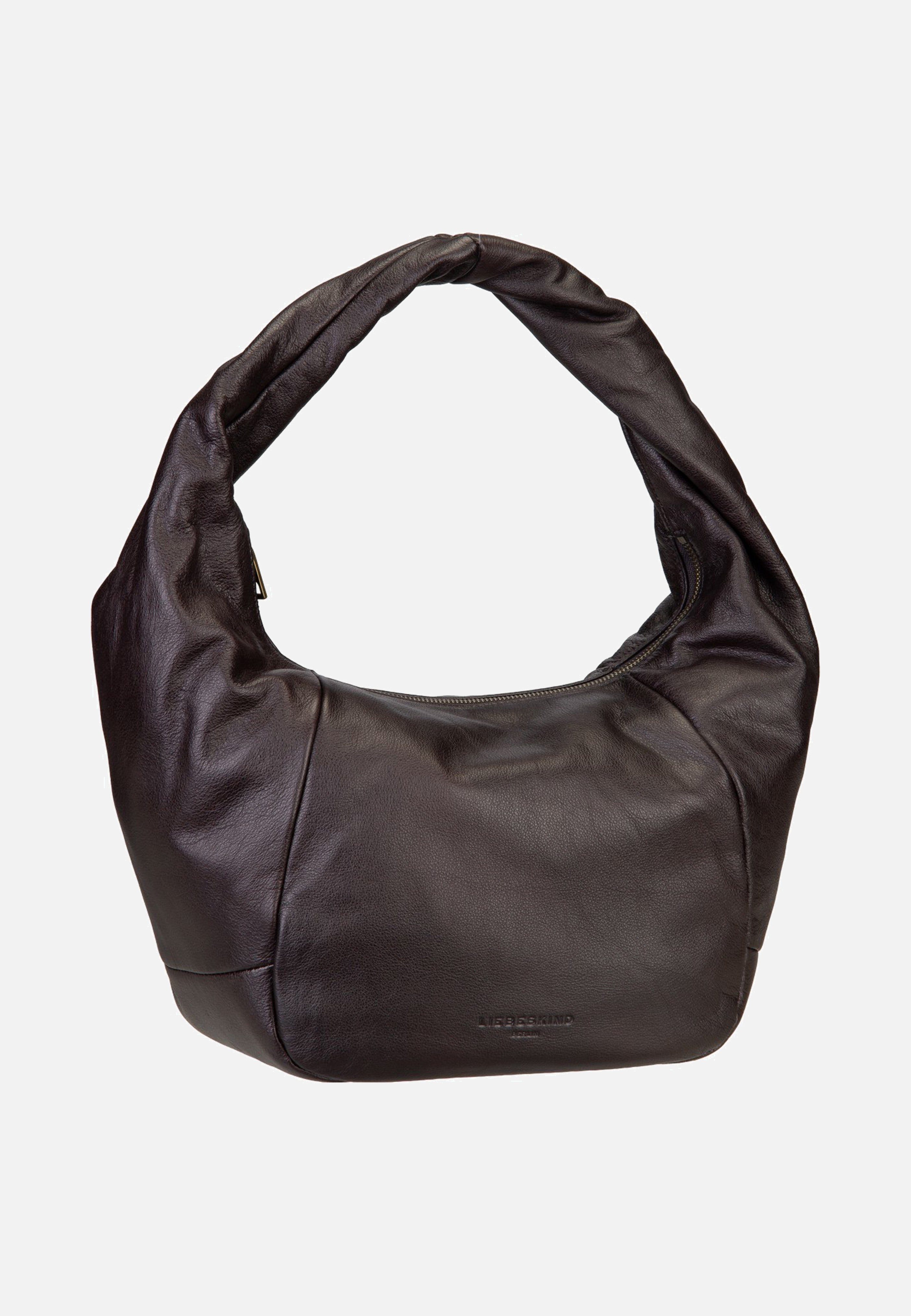Liebeskind Berlin Farrah II Hobo M YAK 3D Leather Deep Soil Hobo Bag