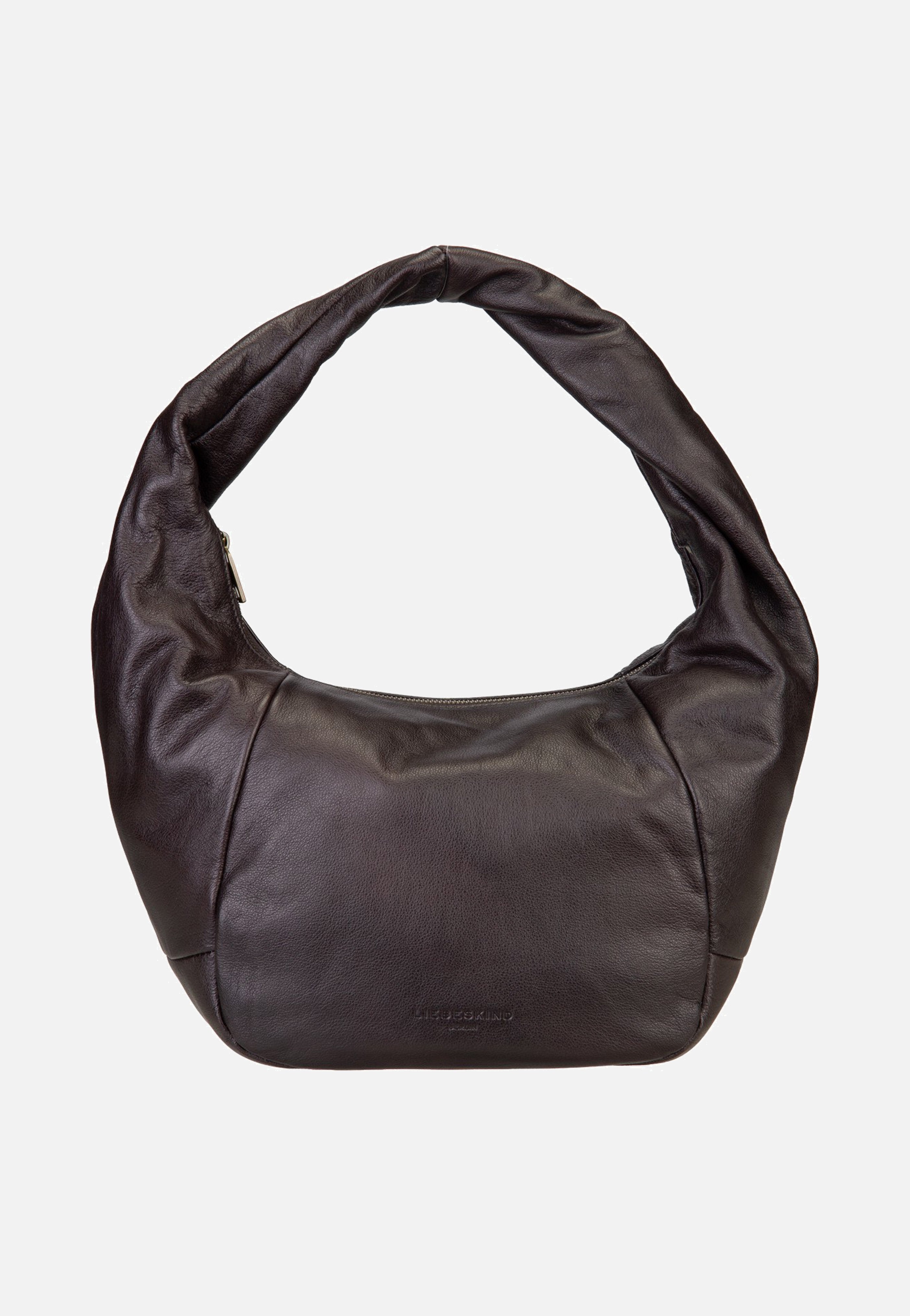 Liebeskind Berlin Farrah II Hobo M YAK 3D Leather Deep Soil Hobo Bag