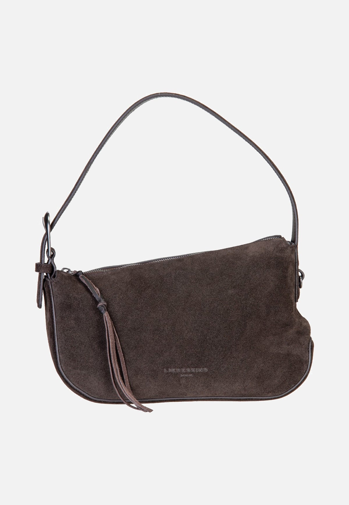 Liebeskind Berlin Ines Hobo M Suede Deep Soil Borsa Hobo