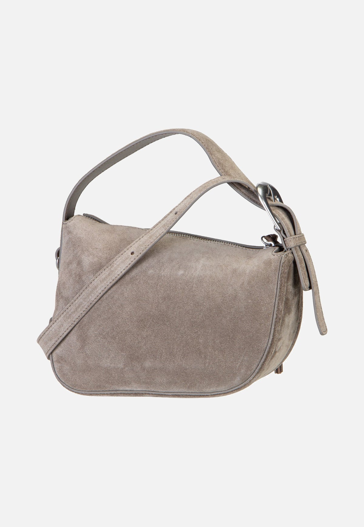 Liebeskind Berlin Ines Hobo S Suede Neutral Grey Borsa Hobo