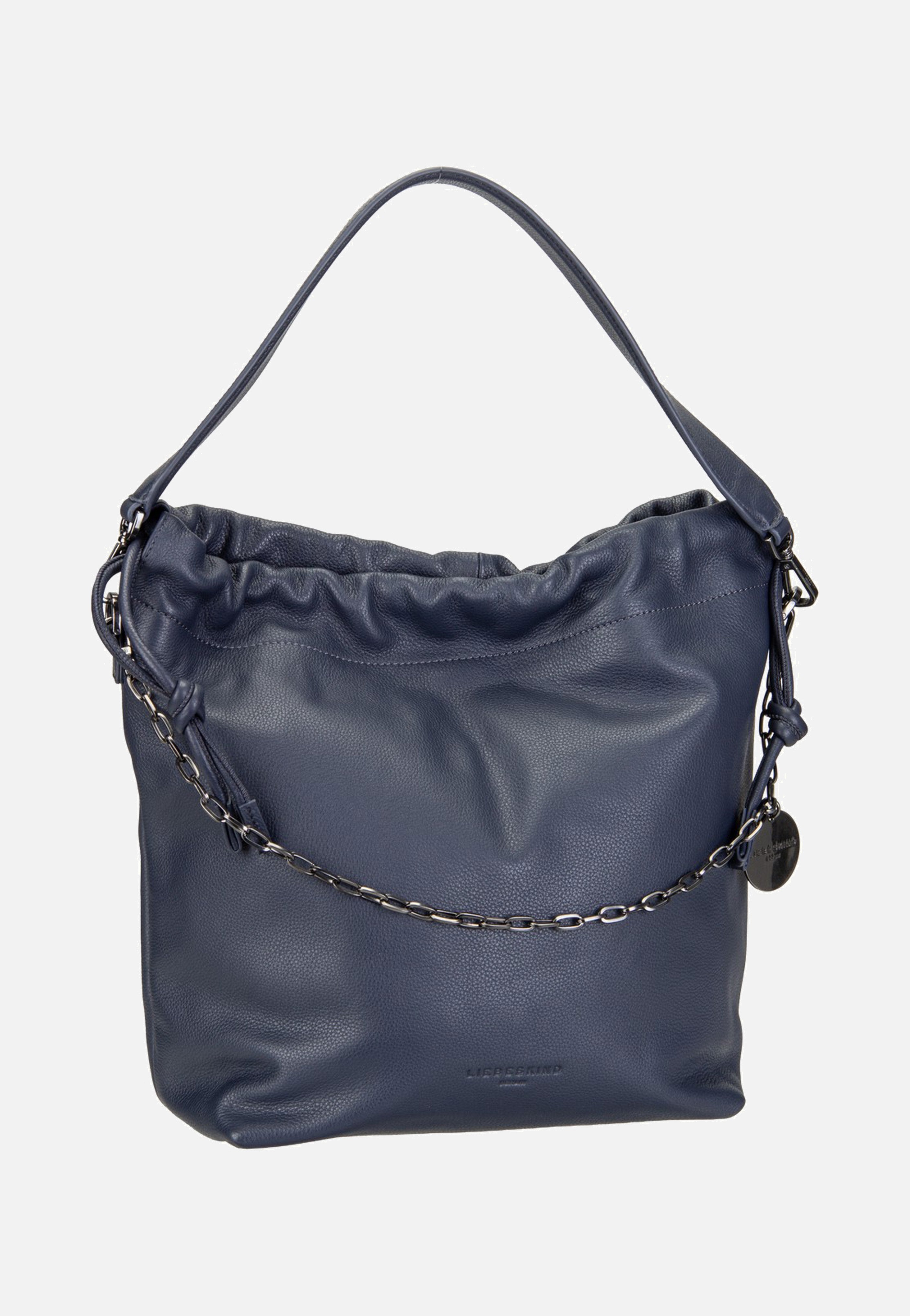 Liebeskind Berlin Lya II Hobo M Small Pebble Peacoat Hobo Bag