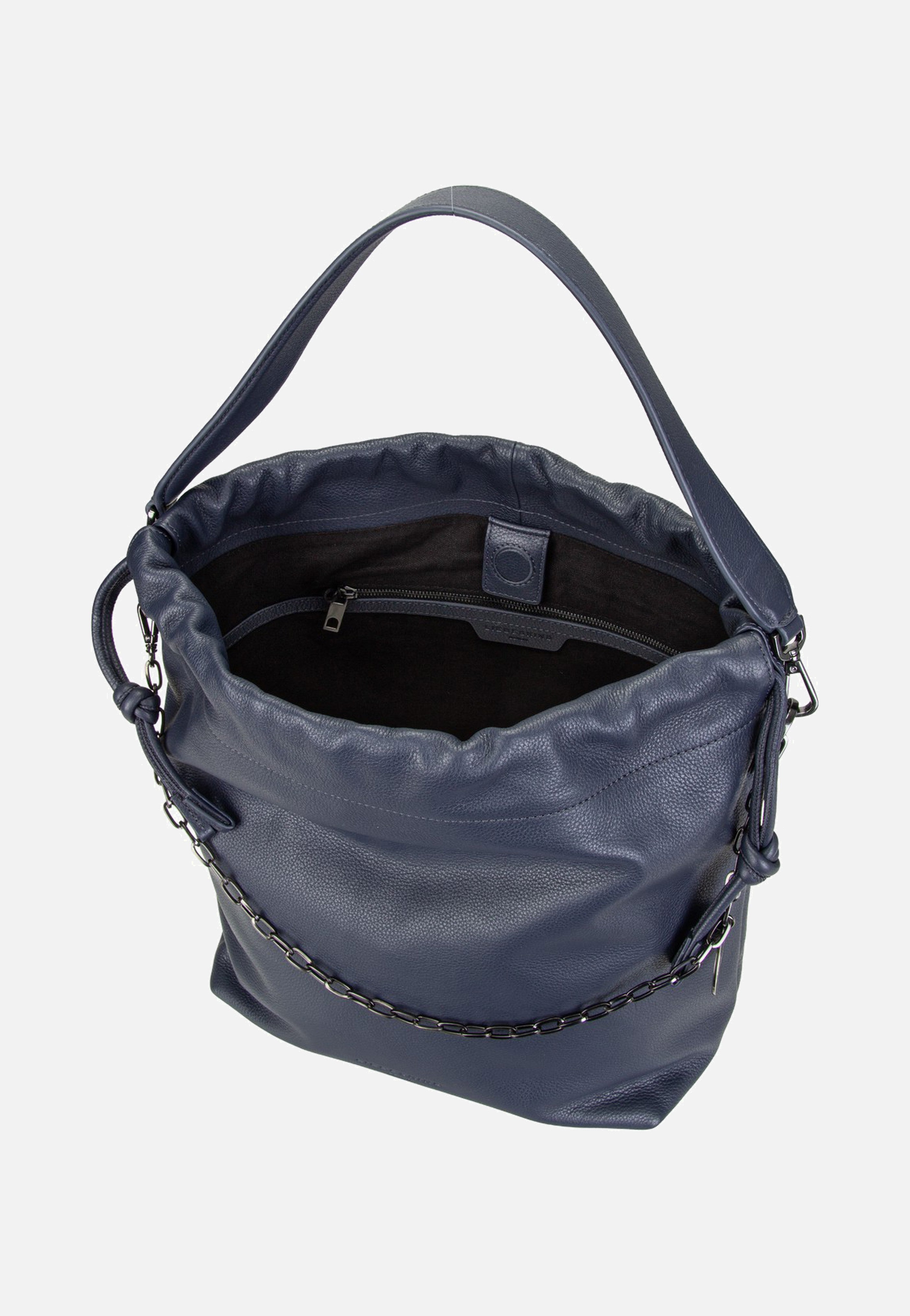 Liebeskind Berlin Lya II Hobo M Small Pebble Peacoat Hobo Bag