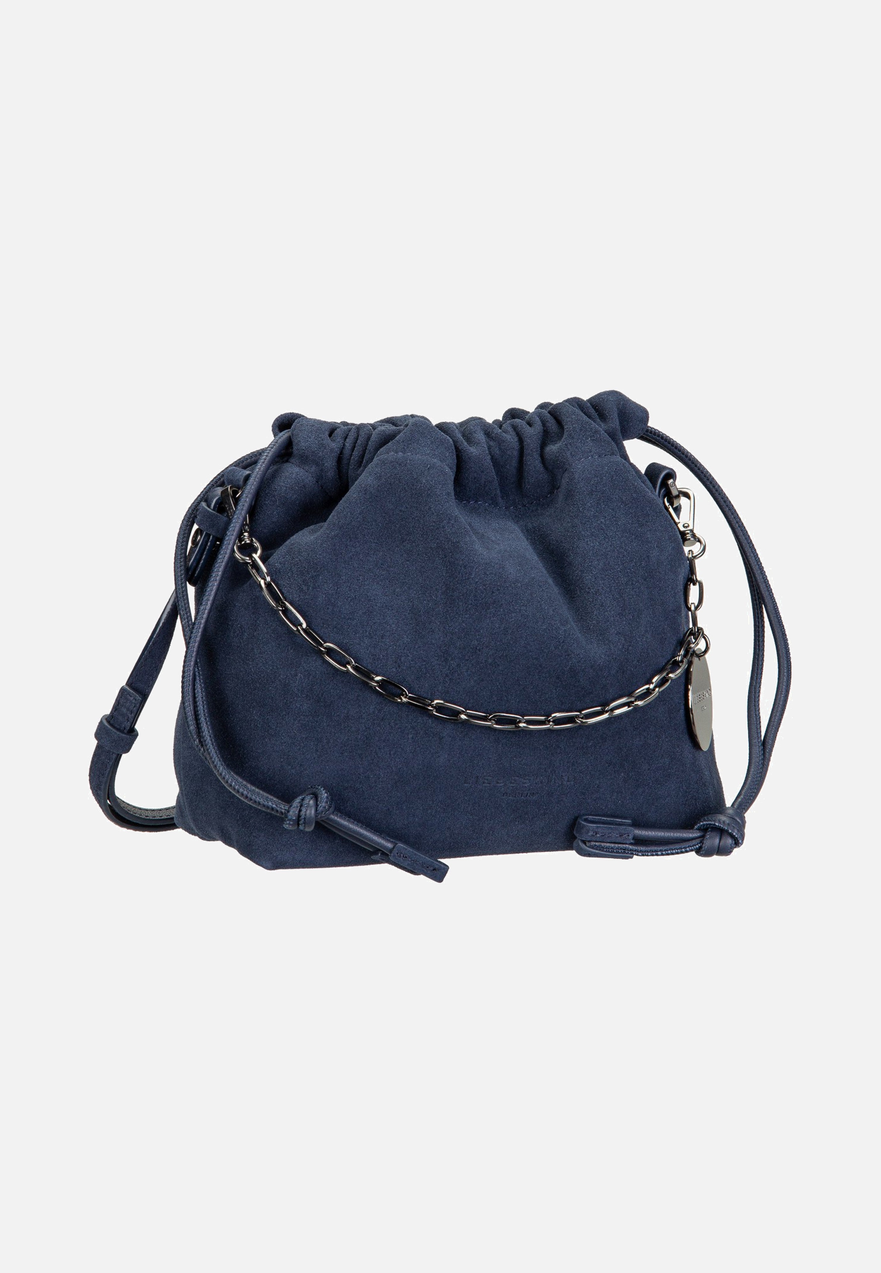 Liebeskind Berlin Lya II Hobo S Hydro Suede Peacoat Hobo Bag