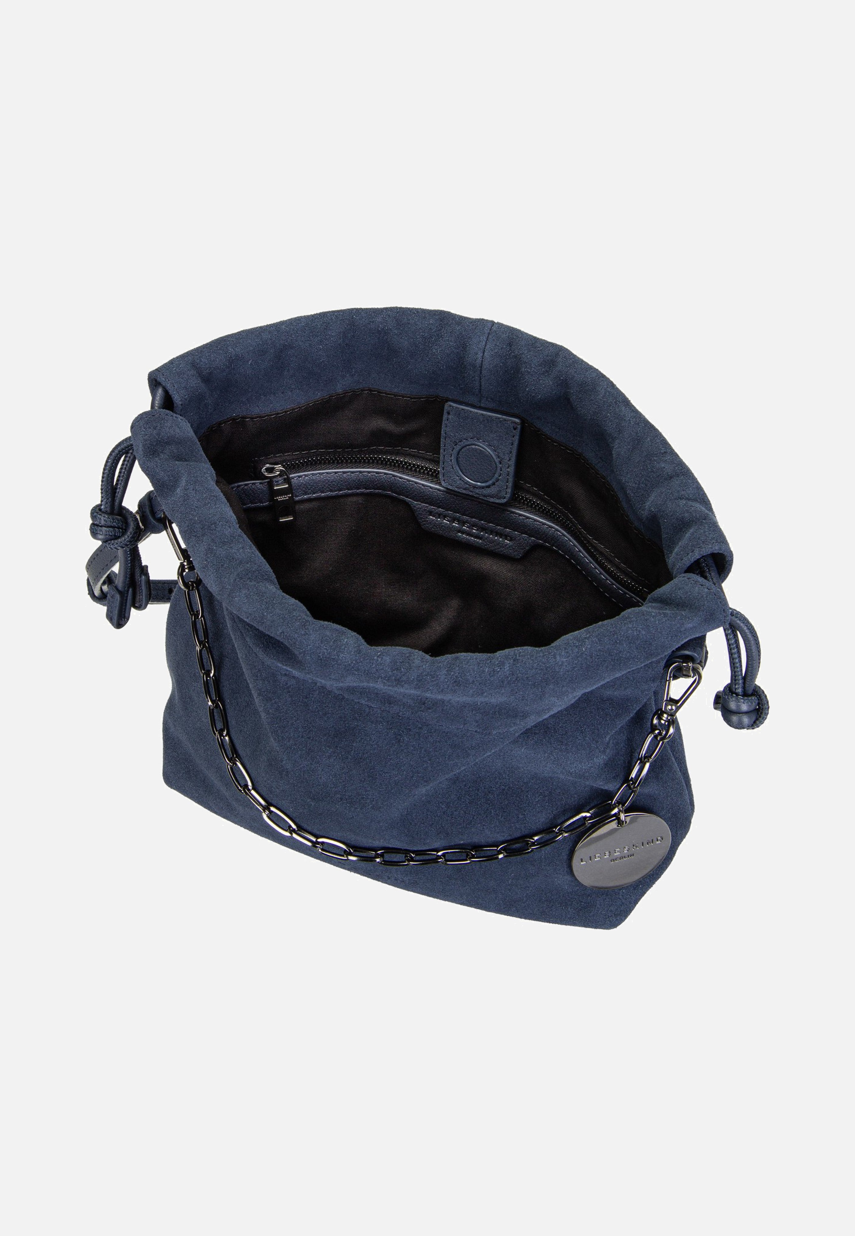 Liebeskind Berlin Lya II Hobo S Hydro Suede Peacoat Hobo Bag