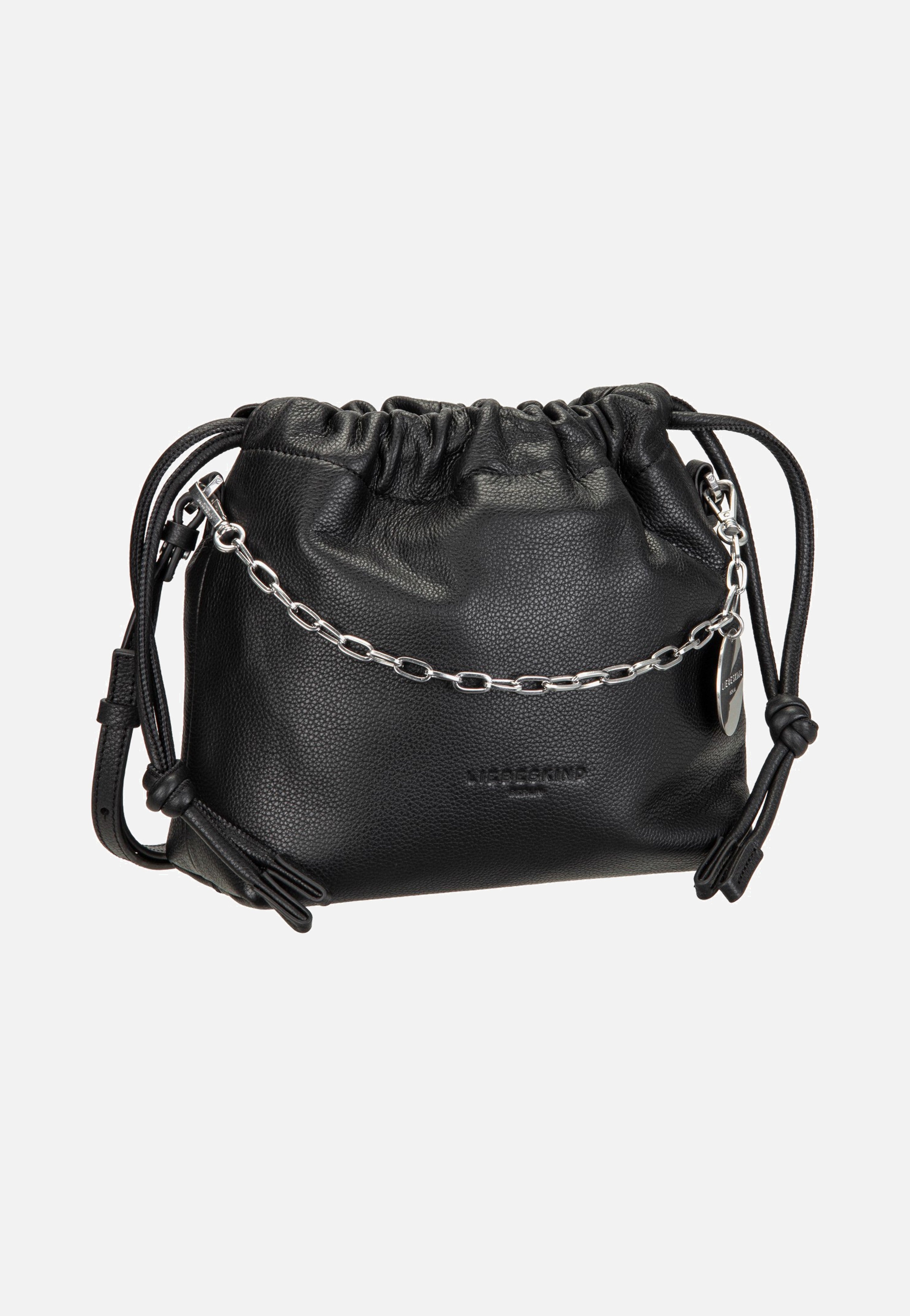 Liebeskind Berlin Lya II Hobo S Small Pebble Black Hobo Bag