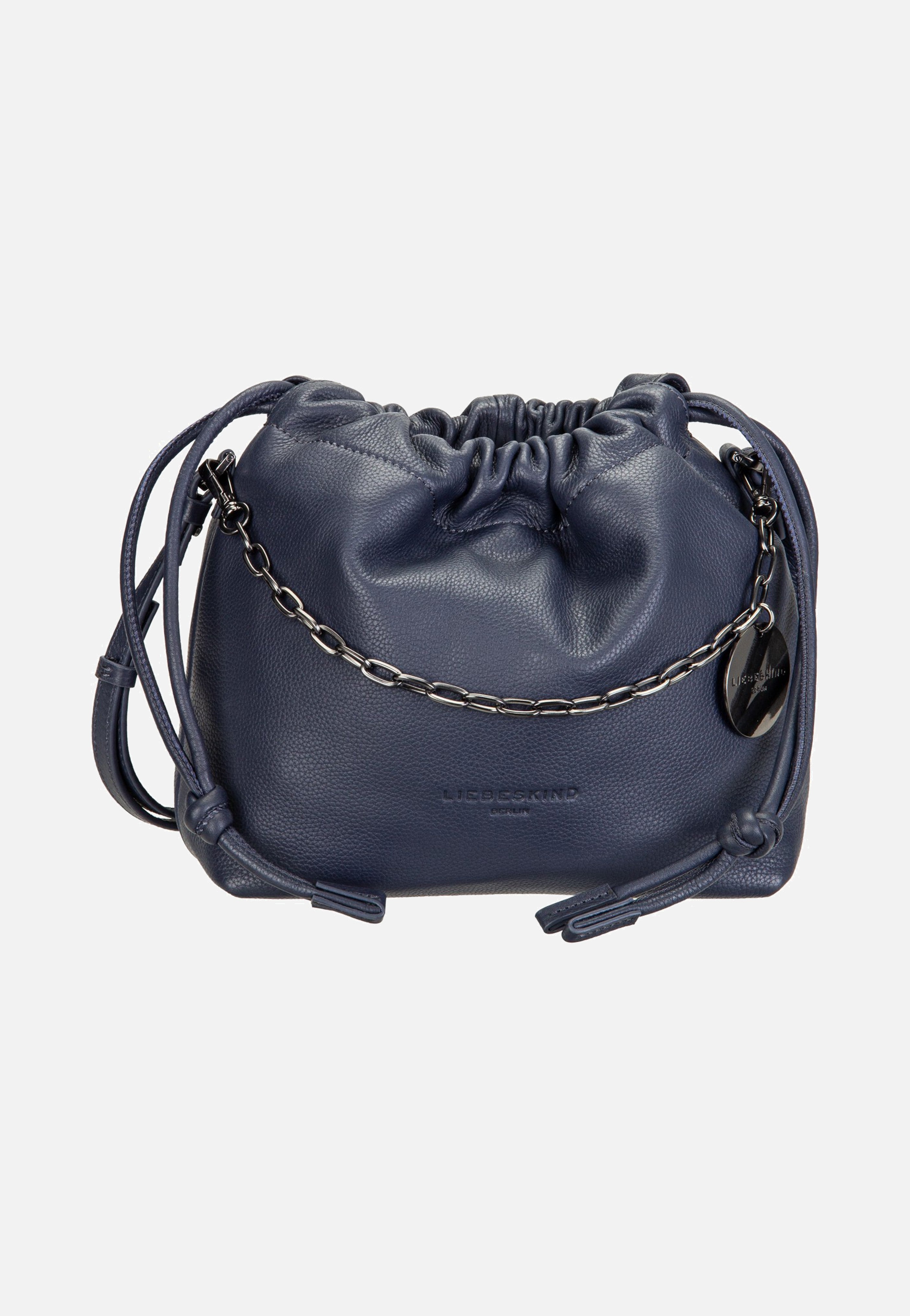 Liebeskind Berlin Lya II Hobo  S Small Pebble Peacoat Hobo Bag