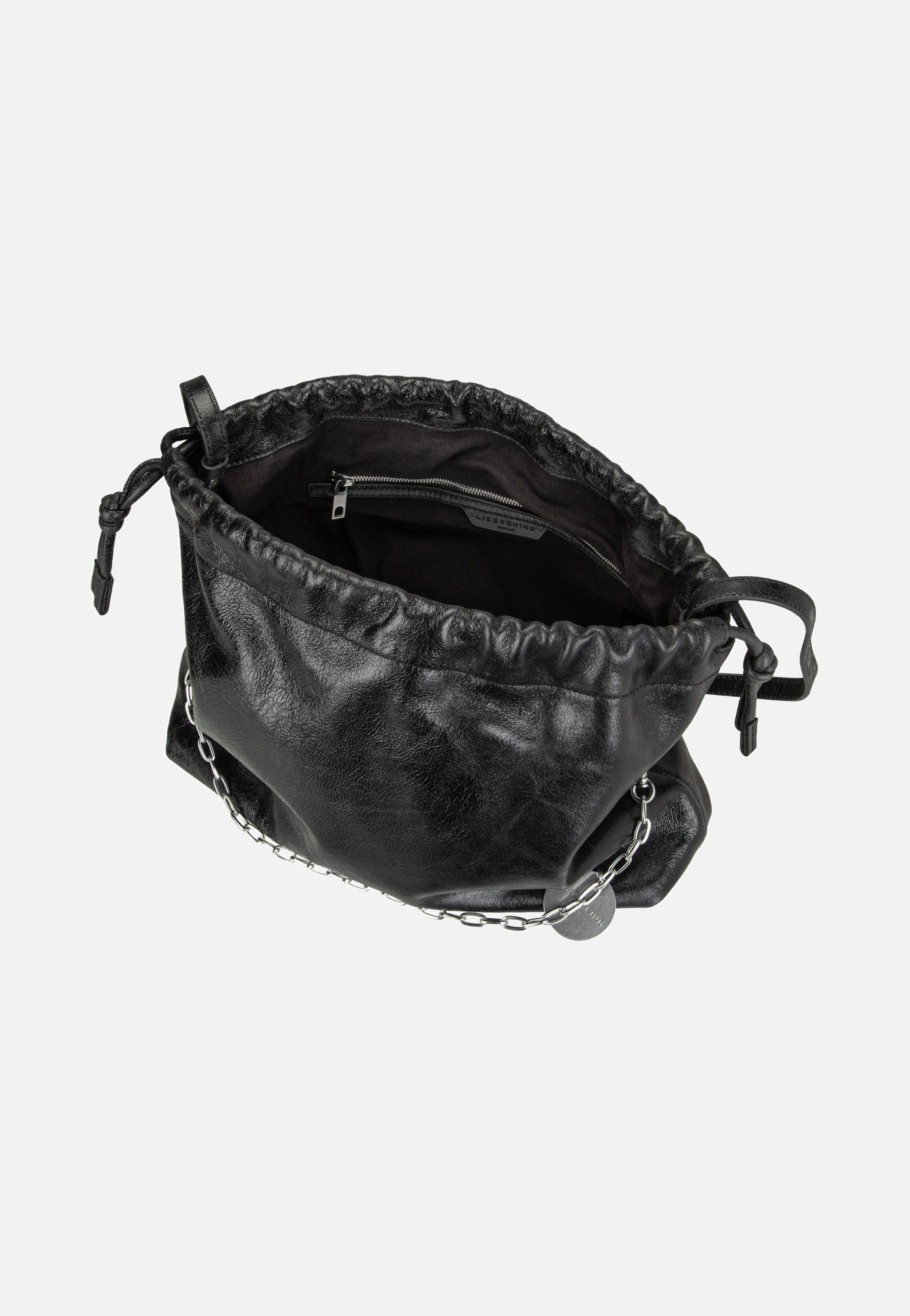 Liebeskind Berlin Lya II Pouch L Lamb Crunch Black Pouch Bag