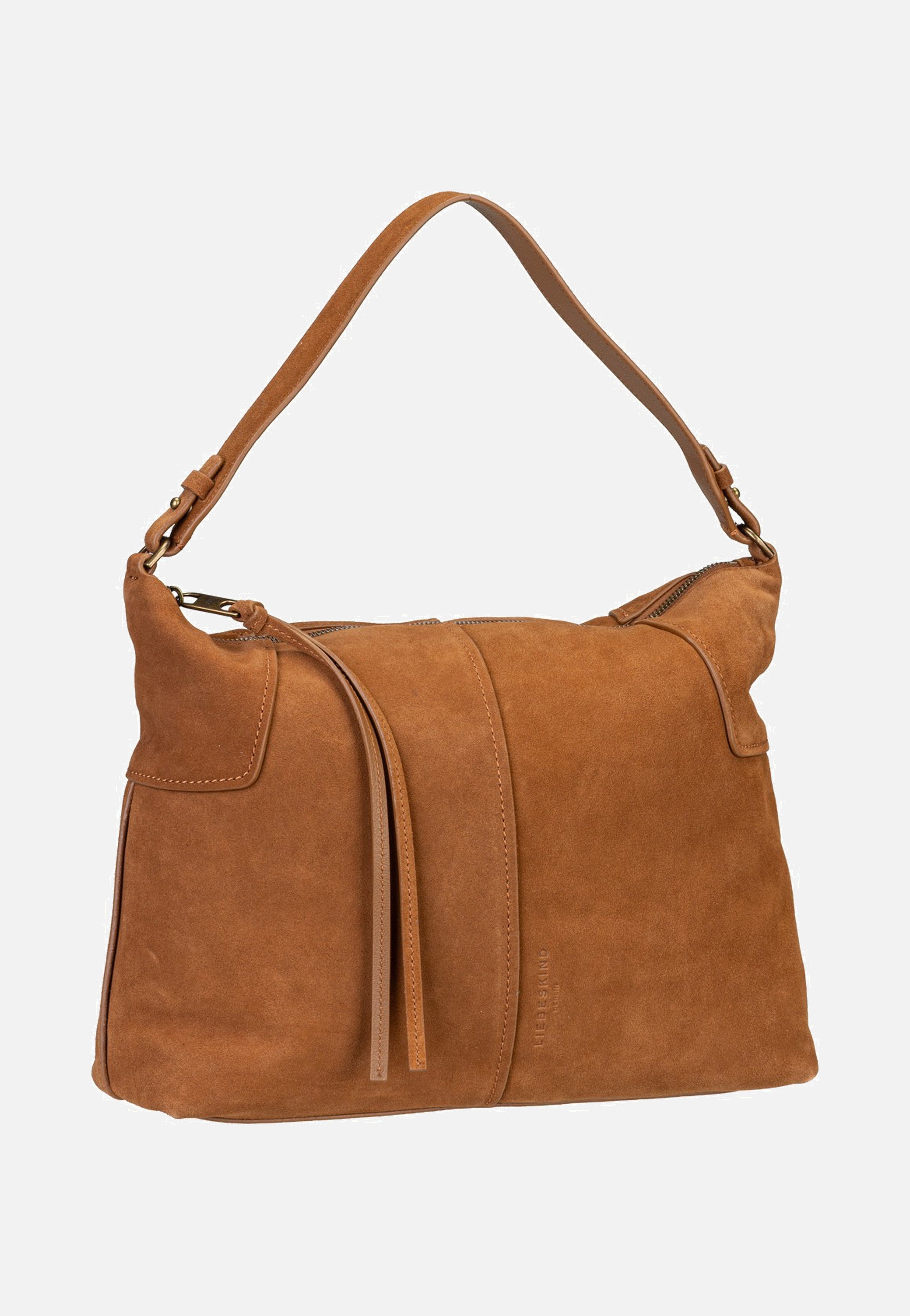 Liebeskind Berlin Mila Hydro Suede Brown Bolso Hobo