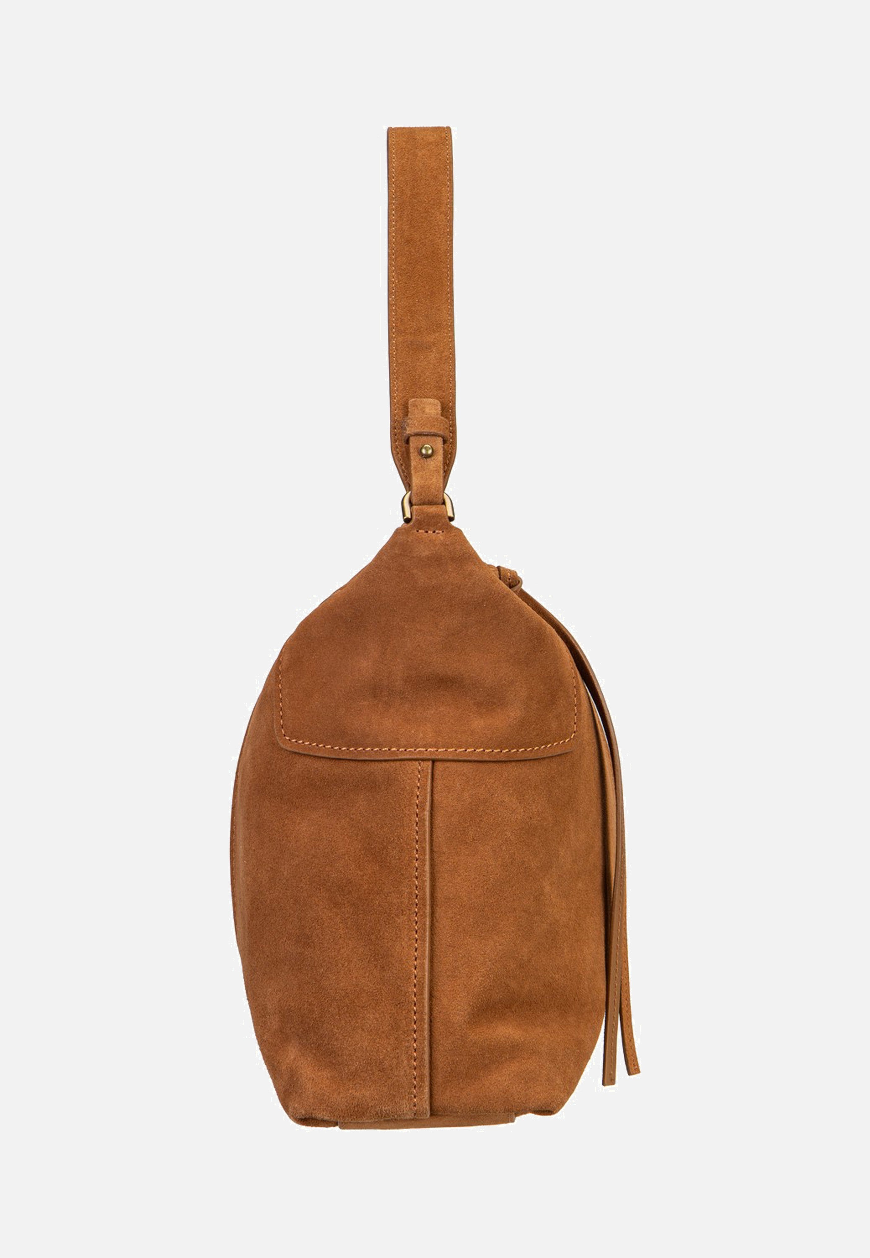 Liebeskind Berlin Mila Hydro Suede Brown Bolso Hobo