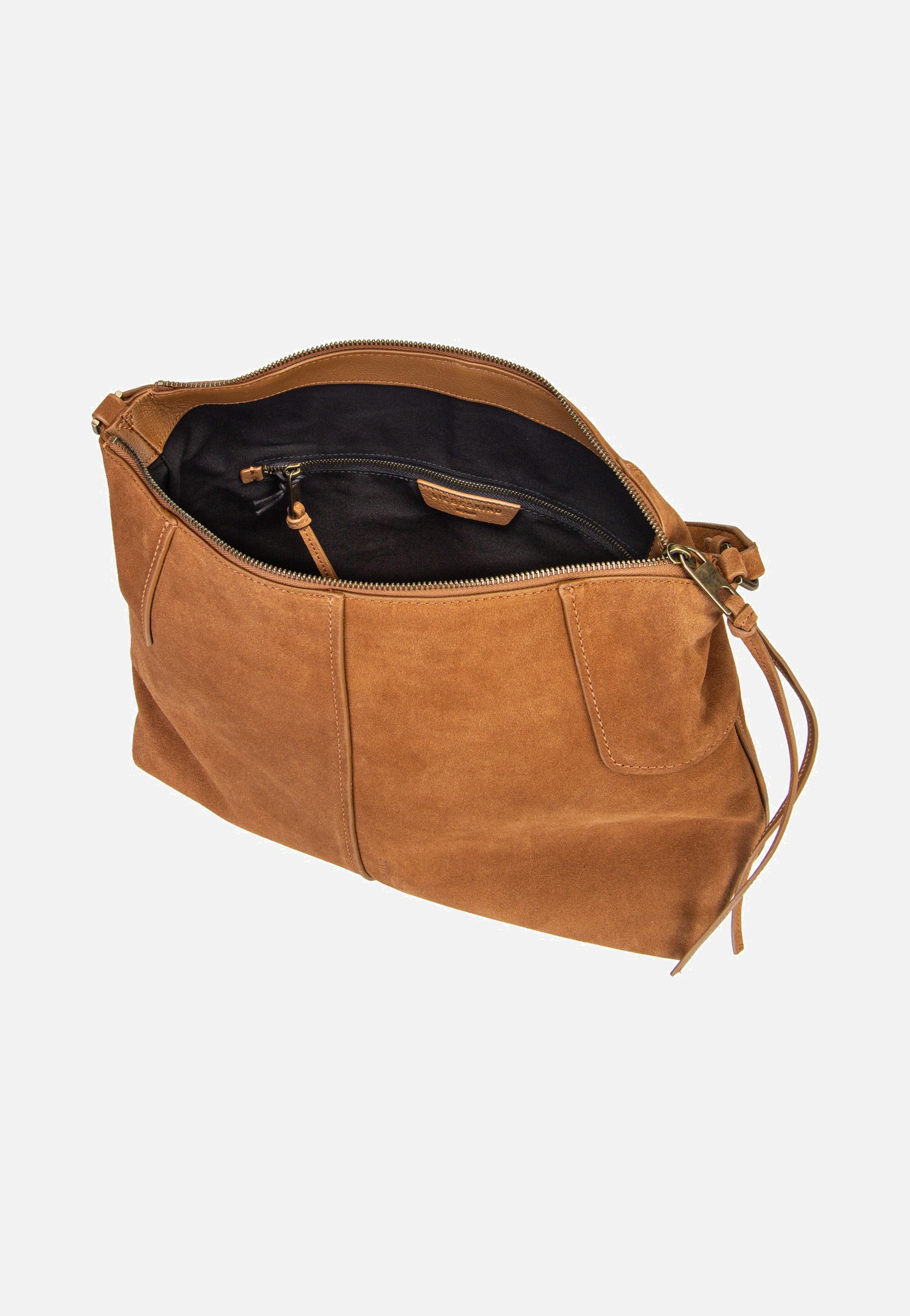 Liebeskind Berlin Mila Hydro Suede Brown Bolso Hobo
