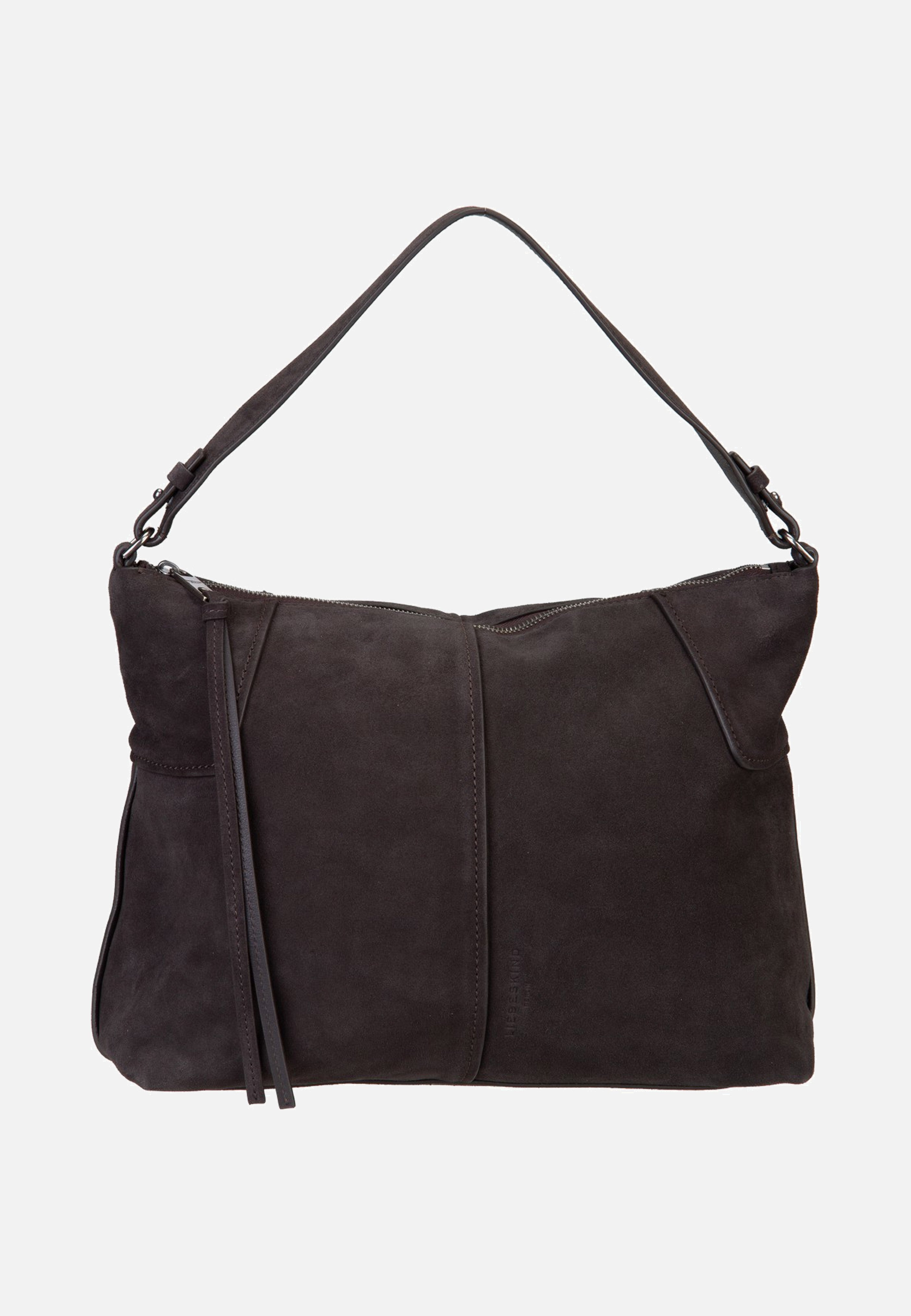 Liebeskind Berlin Mila Hydro Suede Deep Soil Hobo Bag