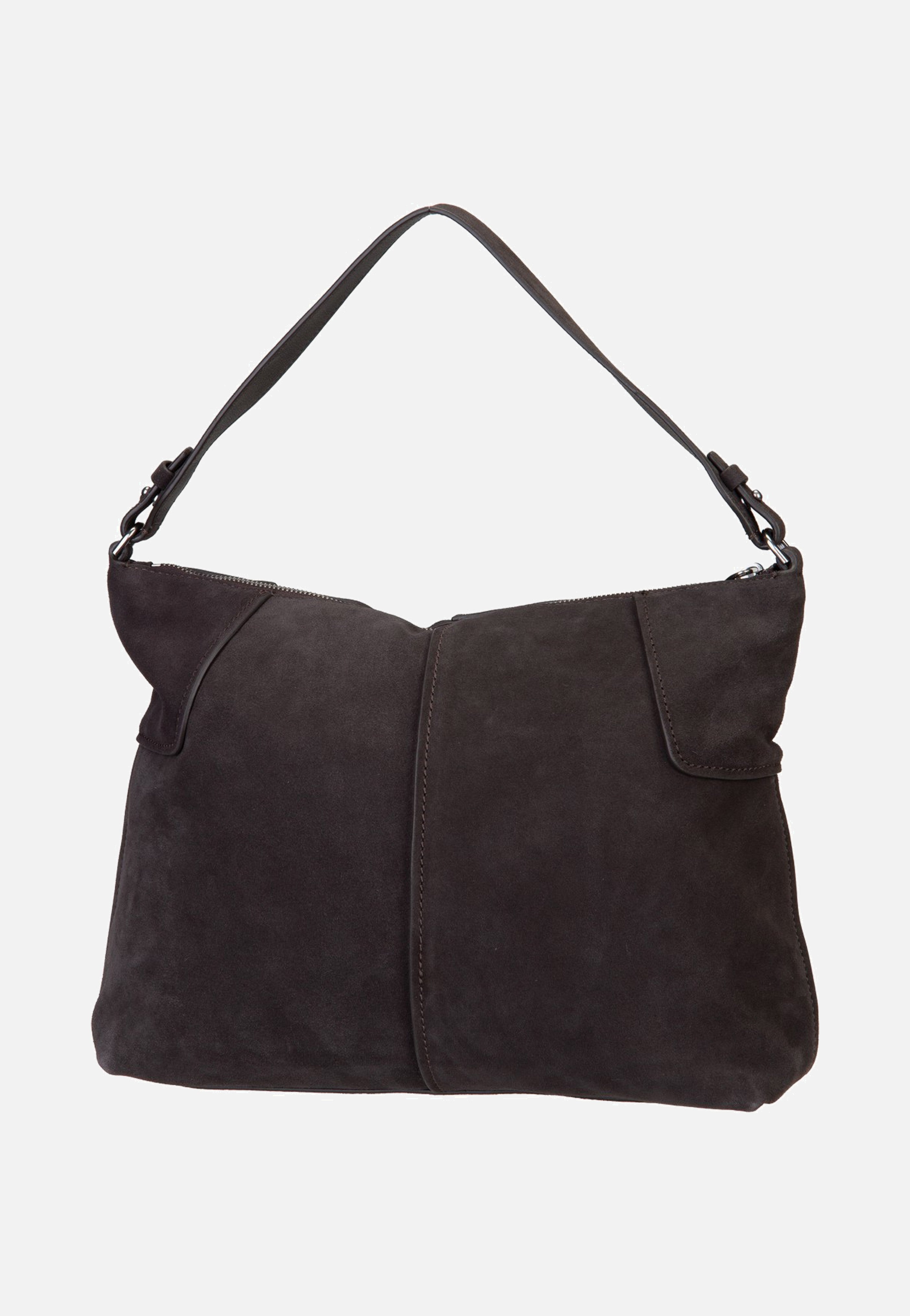 Liebeskind Berlin Mila Hydro Suede Deep Soil Hobo Bag