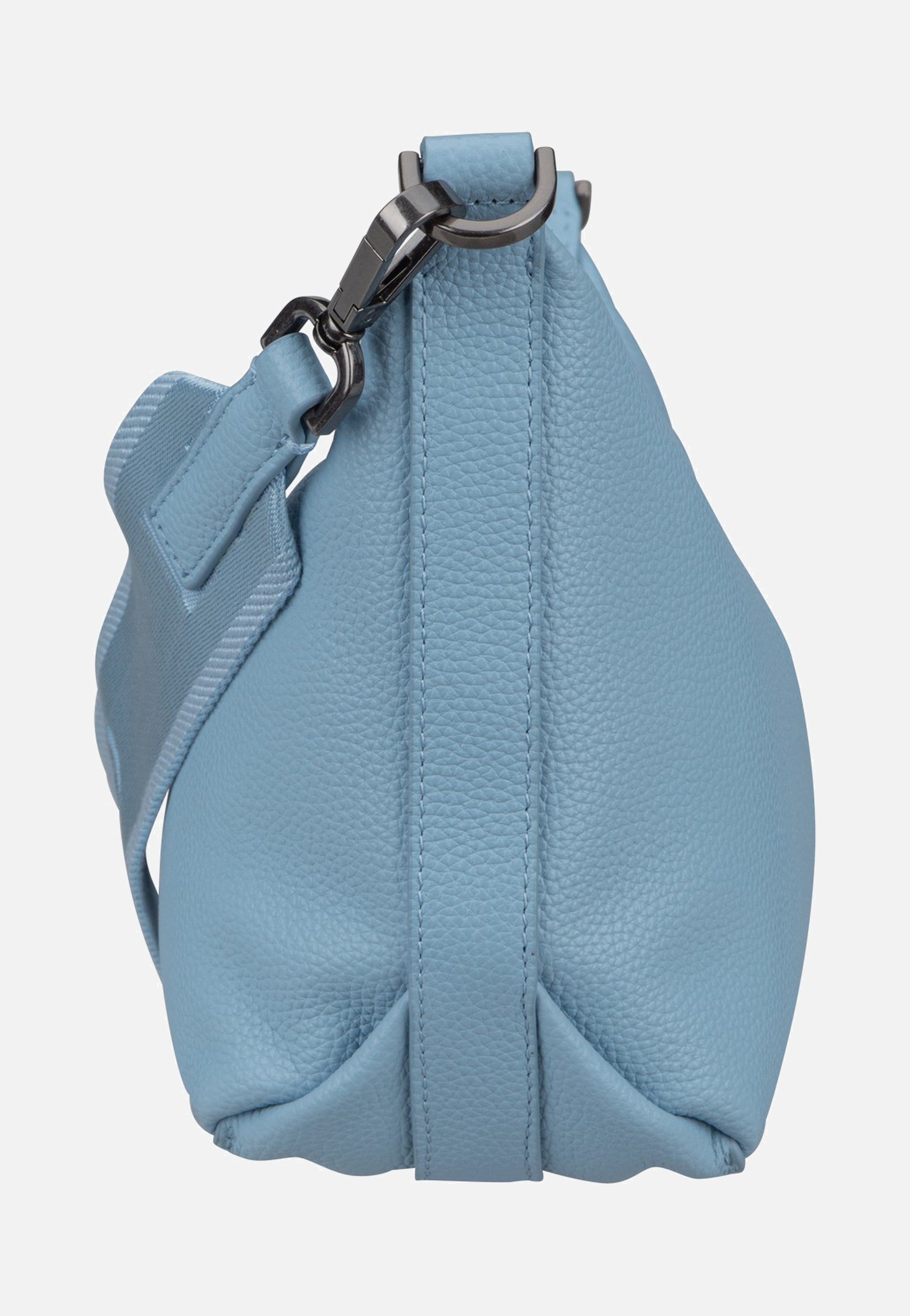 Liebeskind Berlin Paris Hobo S Small Pebble Blue Denim Crossbody Bag